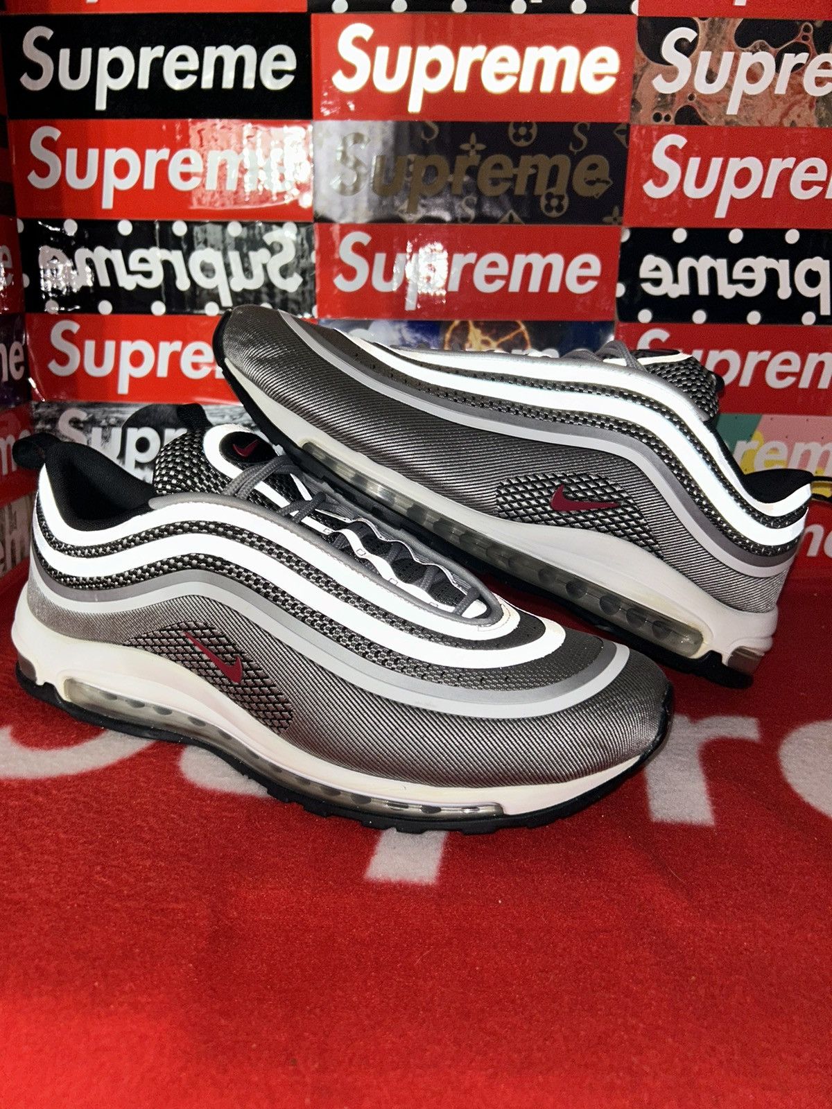 Nike Nike Air Max 97 Ultra 17 Silver Bullet 918356-003 size 12 Size US 12 / EU 45 - 1 Thumbnail