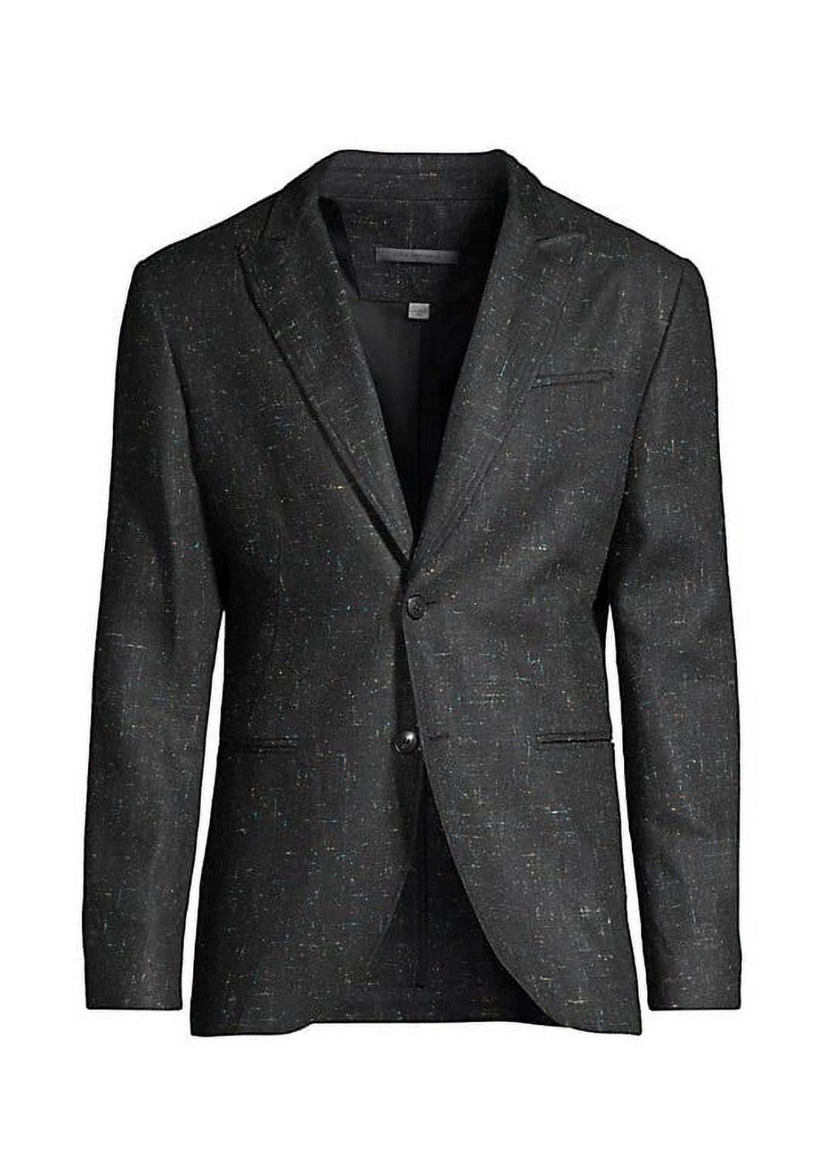 John Varvatos Black Slim-Fit Peak Lapel Two-Button Blazer. Size 50 Size US M / EU 48-50 / 2 - 5 Thumbnail