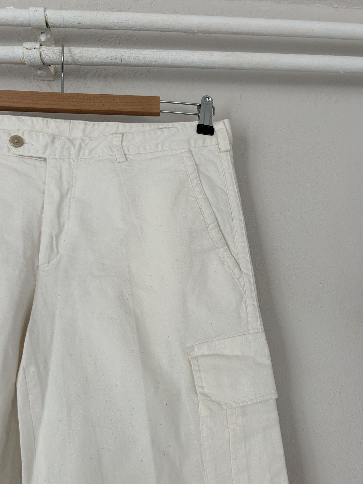 White Cargo Pants