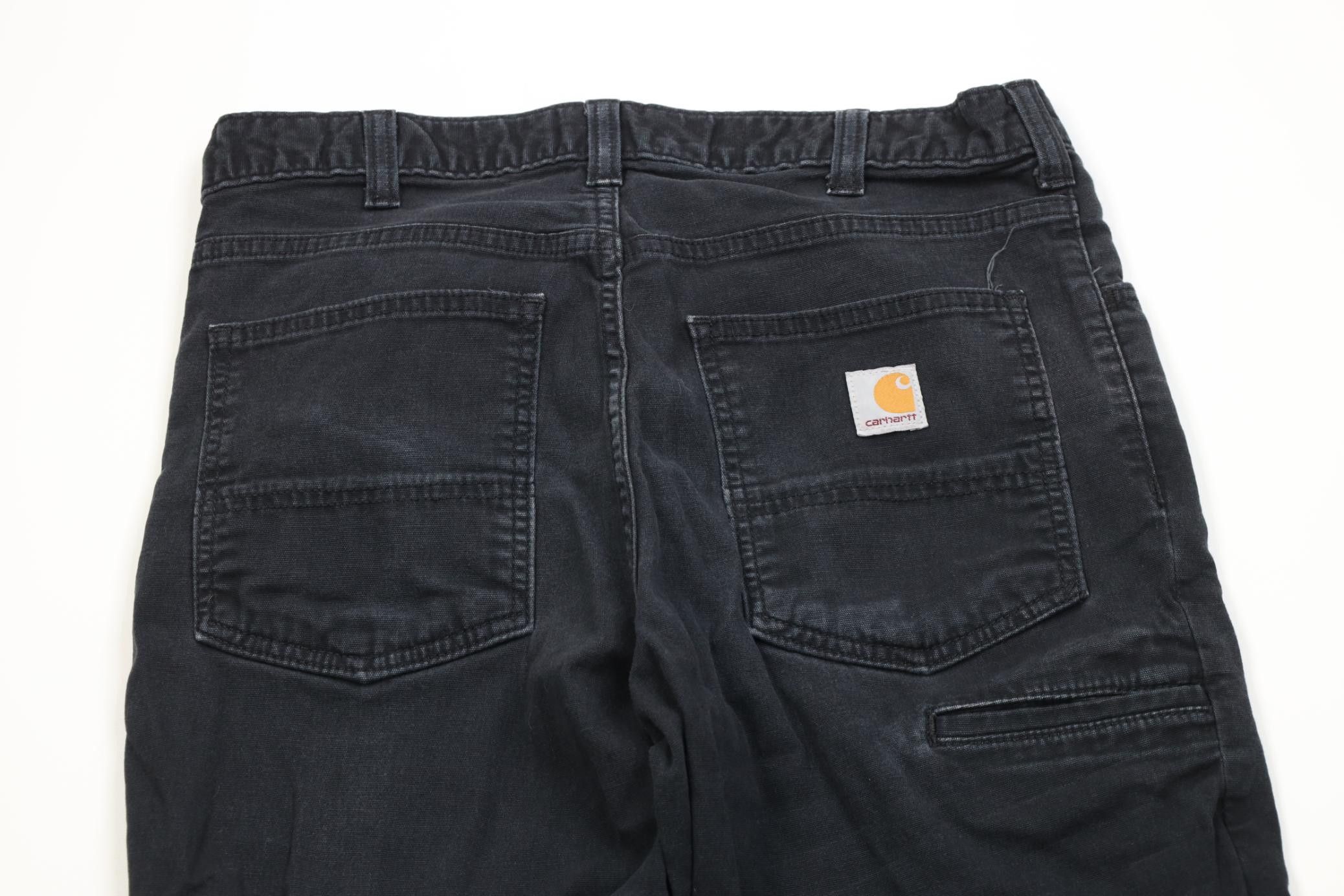 Carhartt Vintage Y2K Carhartt Relaxed Fit Stretch Canvas Pants Black Size US 33 - 12 Thumbnail