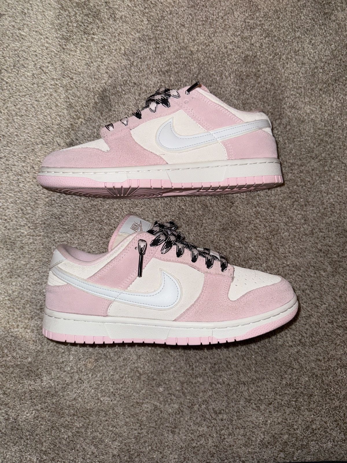 Nike Nike Dunk Low LX Pink Foam Size US 9 / IT 39 - 2 Thumbnail