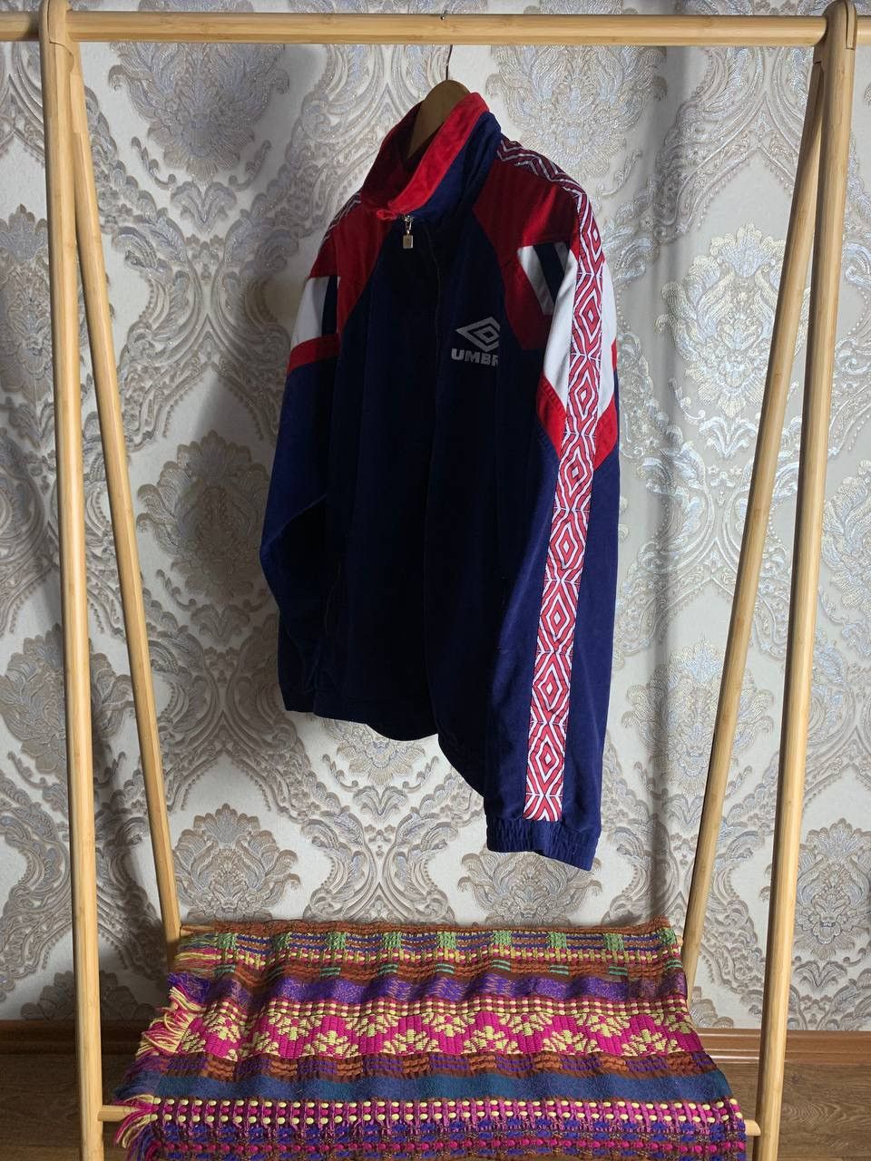 Vintage VERY RARE UMBRO FC MANCHESTER UNITED ENGLAND SOCCER JACKET Size US XL / EU 56 / 4 - 3 Thumbnail