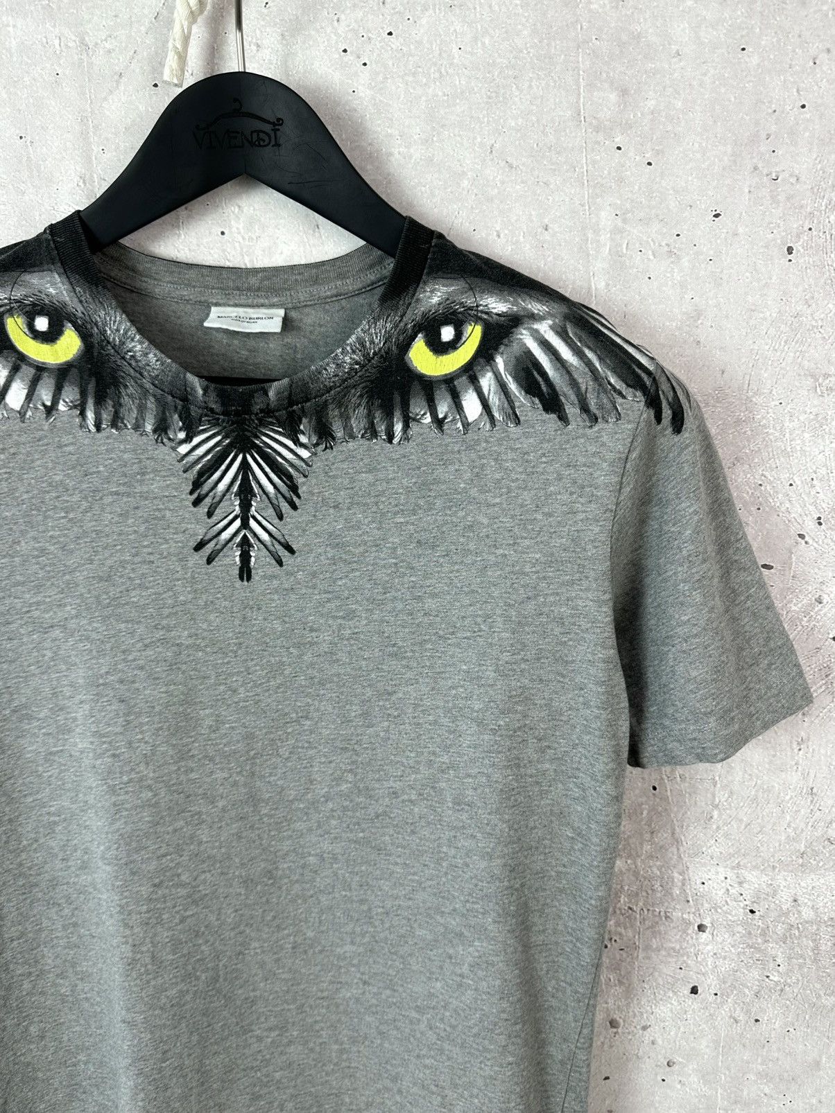 Marcelo Burlon Marcelo Burlon Printed Grey Cotton Kids Short Sleeve T-shirt Size US S / EU 44-46 / 1 - 3 Thumbnail