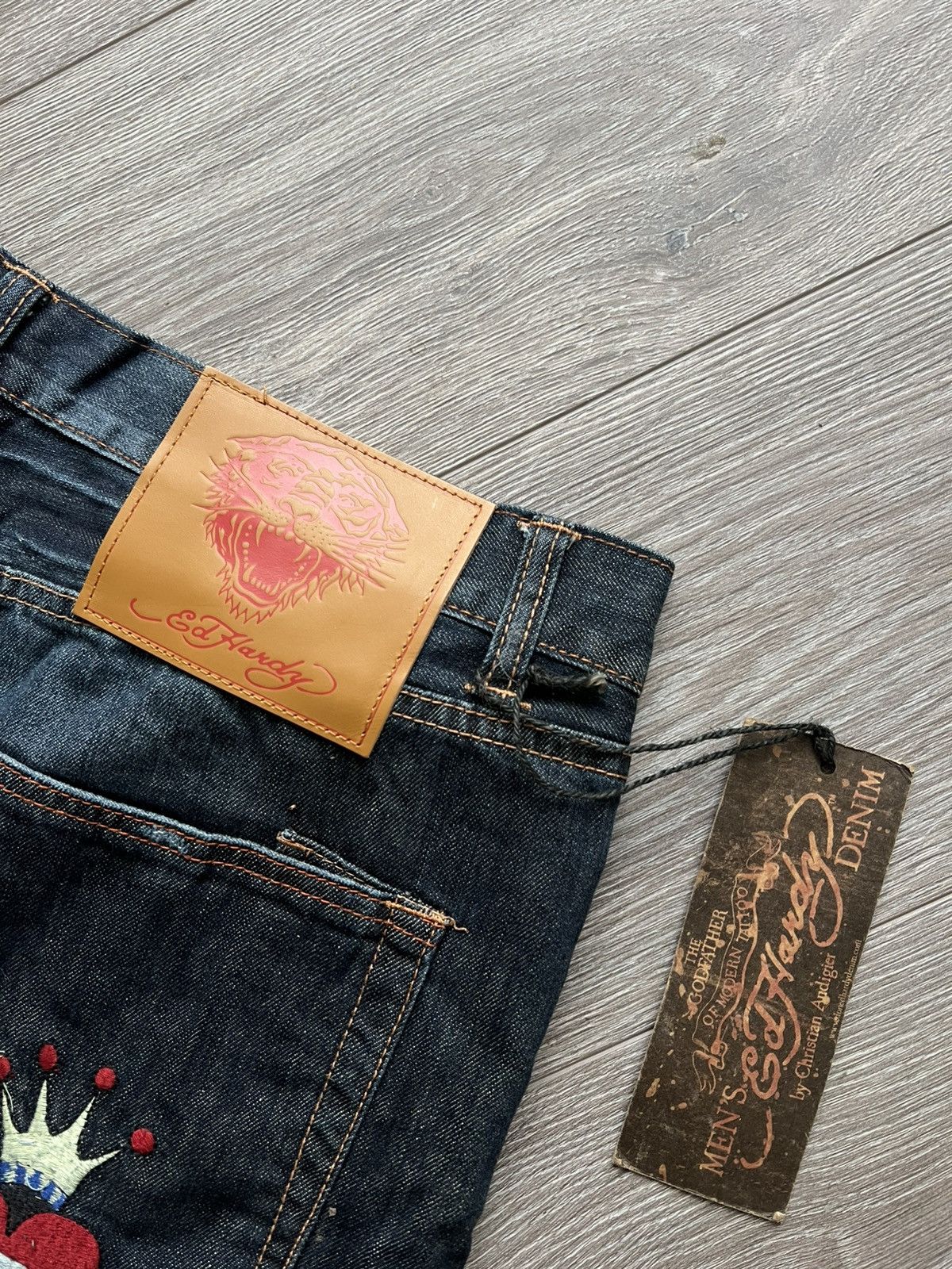 Ed Hardy Vintage Ed Hardy Jeans by Christian Audigier Pants Size US 38 / EU 54 - 8 Thumbnail