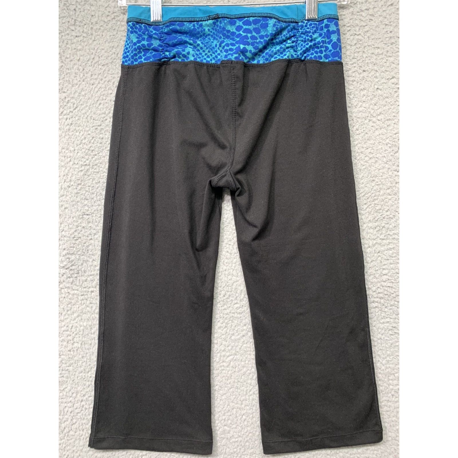 Bally Bally Total Fitness Pants Women’s Small Yoga Athletic Stretch Black Blue Capri Size 28" / US 6 / IT 42 - 5 Thumbnail