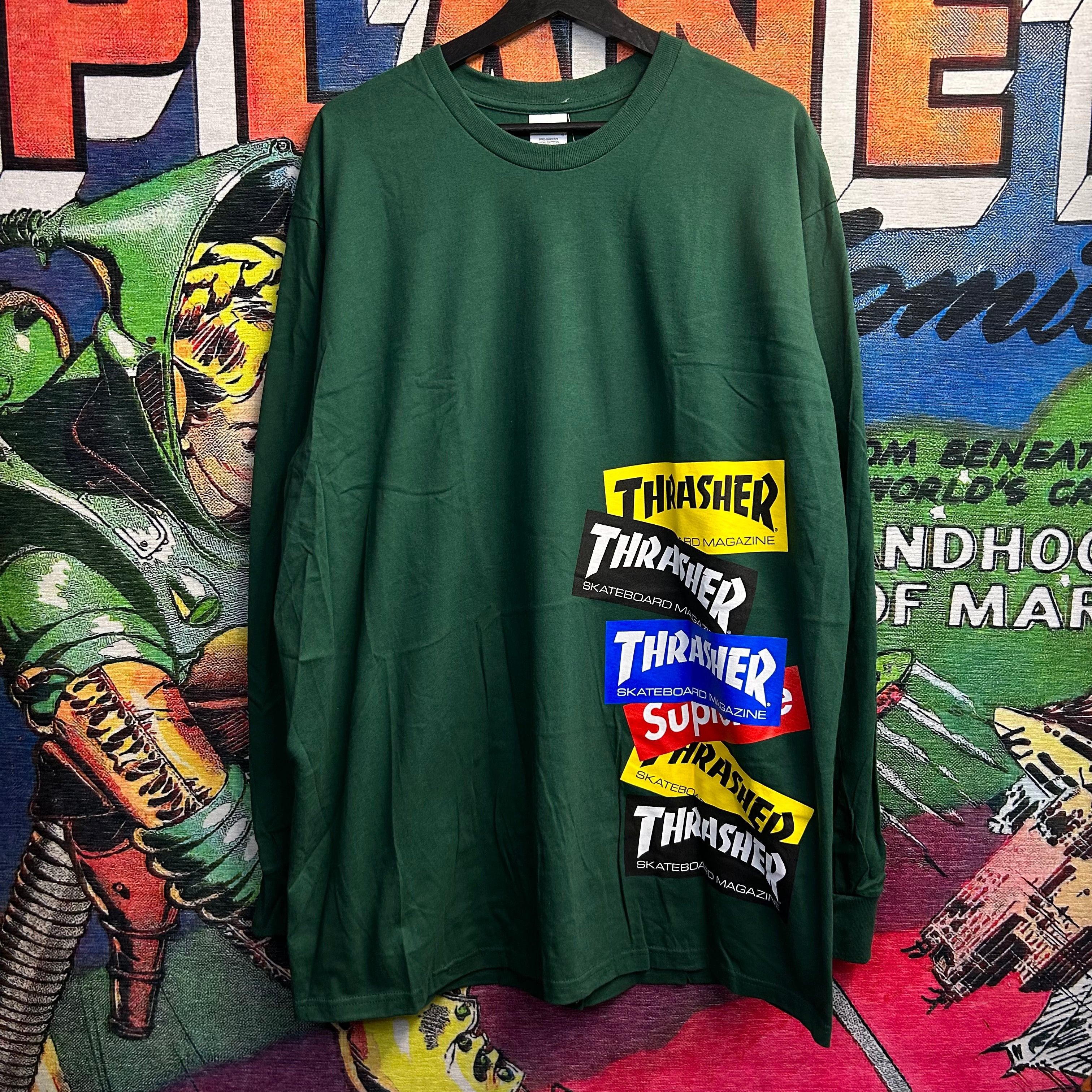 通販サイト。 Supreme Thrasher Multi Logo L/S M - トップス