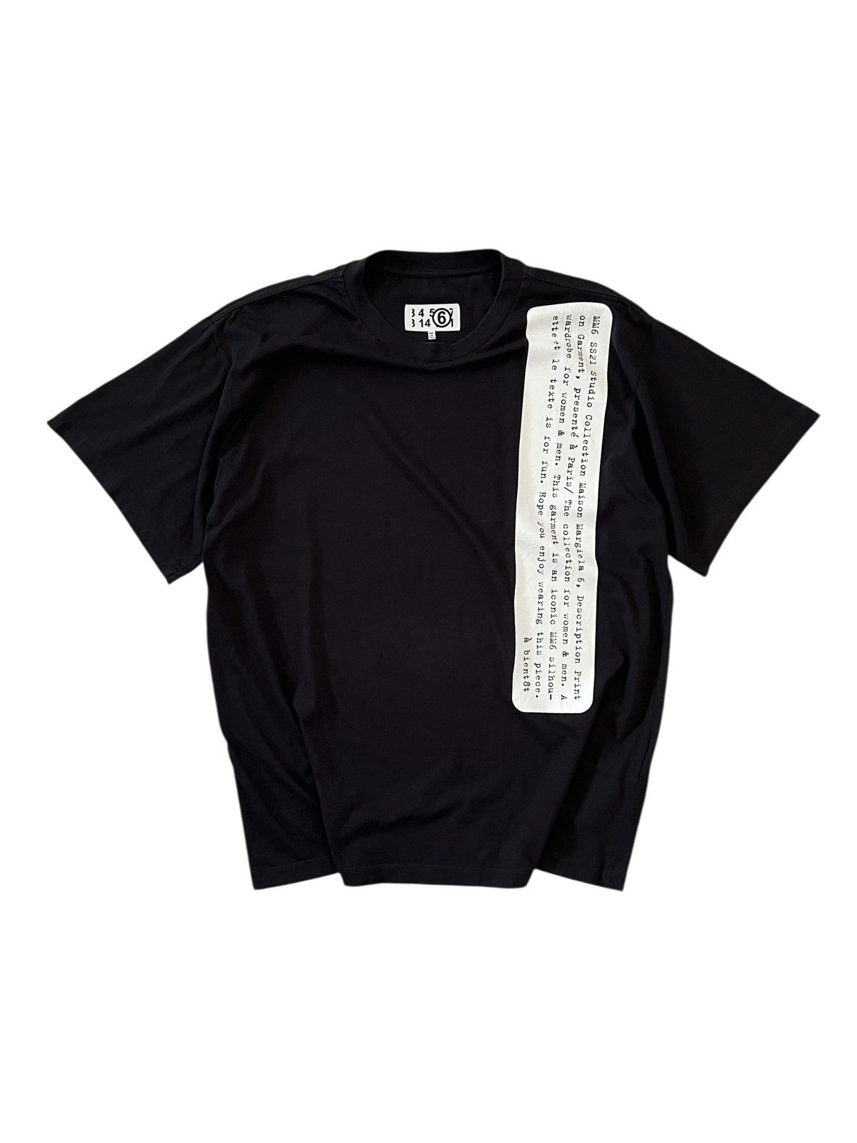 Maison Margiela Maison Margiela MM6 SS21 Unisex Oversized Tshirt Size US L / EU 52-54 / 3 - 1 Thumbnail