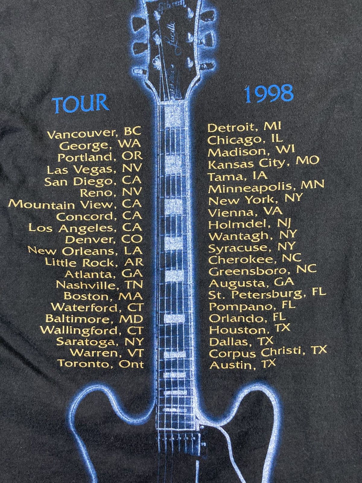 Band Tees 1998 B.B. King Tour Size US L / EU 52-54 / 3 - 7 Thumbnail
