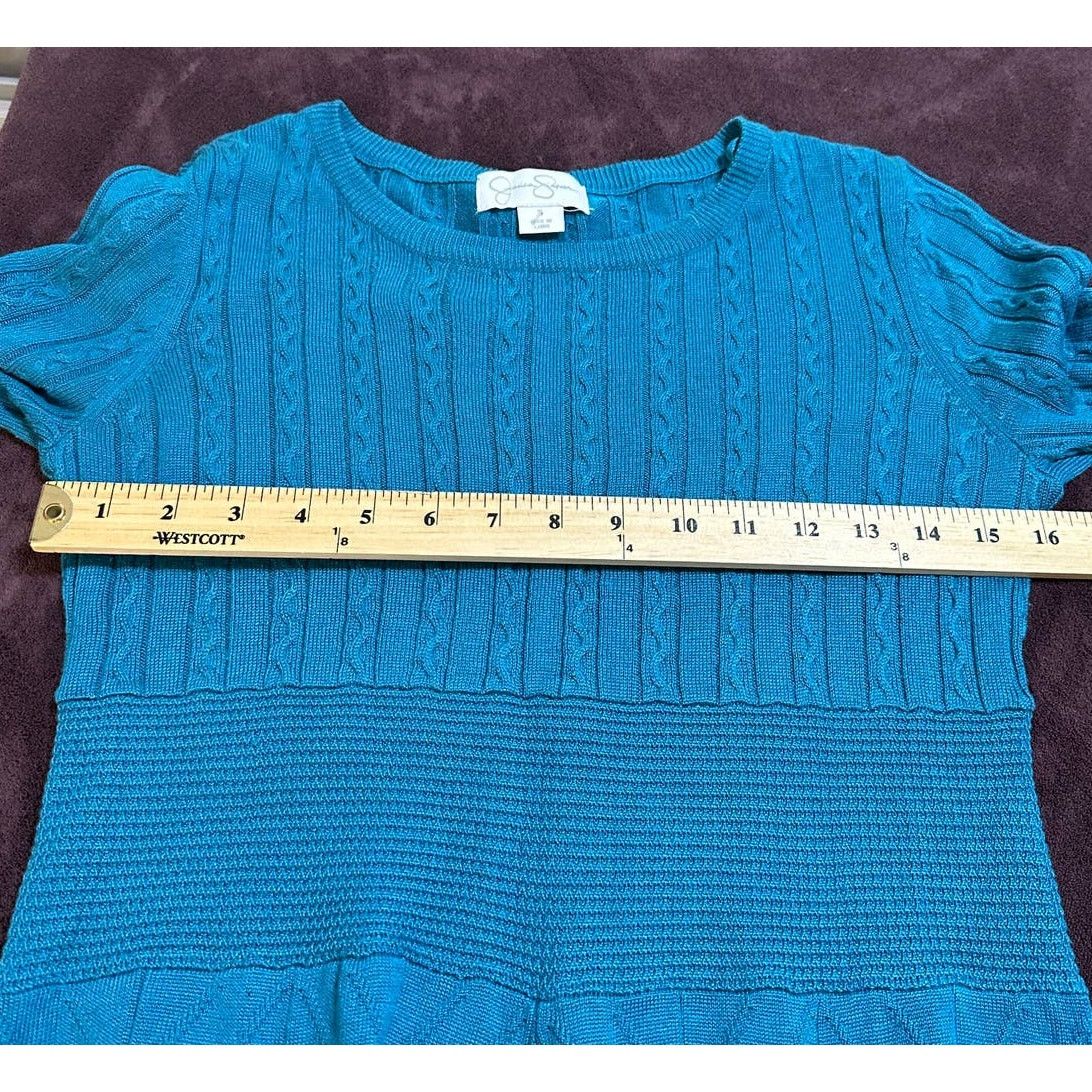 Other Jessica Simpson Teal Sweater Dress Size Small Size S / US 4 / IT 40 - 6 Thumbnail