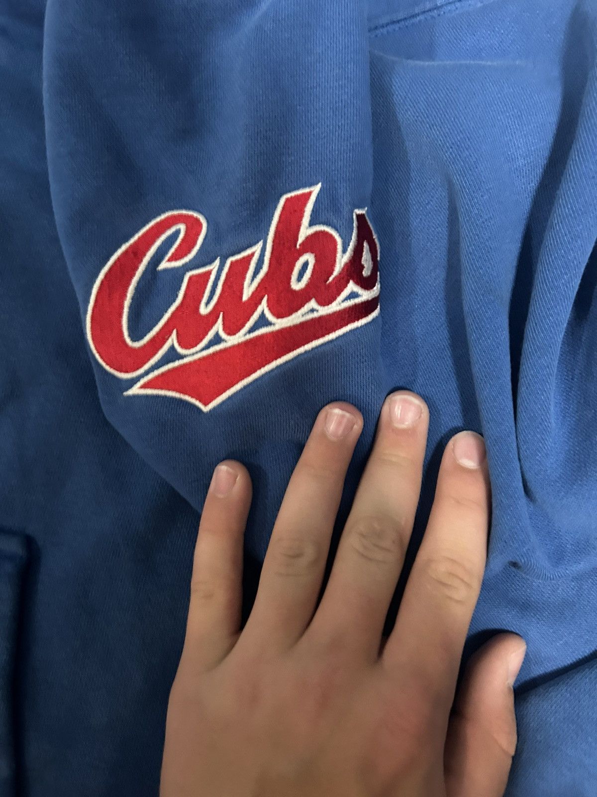 Nike Vintage Chicago cubs Nike team hoodie Size US XXL / EU 58 / 5 - 3 Thumbnail