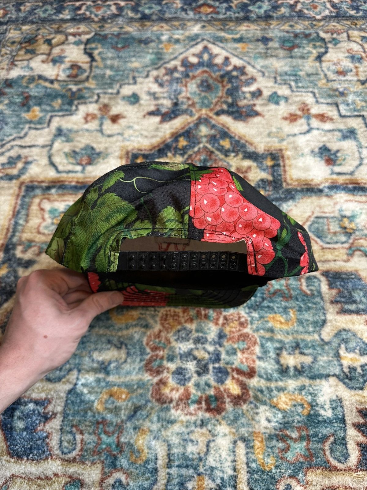 Vintage Vintage Western Wine Grapes All Over Print Snaoback Hat Size ONE SIZE - 3 Thumbnail
