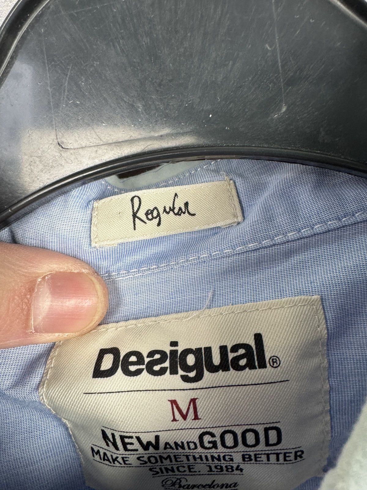 Desigual Desigual Multicolor Striped Button-Down Shirt Logo Embroider Size US M / EU 48-50 / 2 - 6 Thumbnail