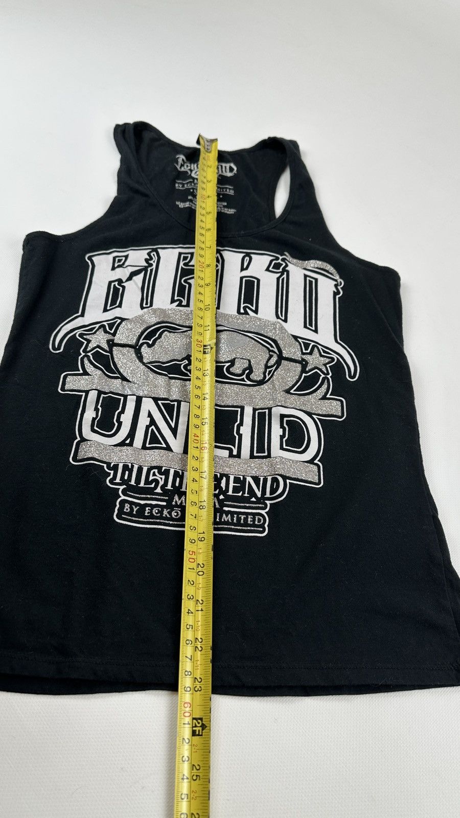 Ecko Unltd. × Vintage Ecko UNLTD Black Y2K Big Logo Tank Top Size S / US 4 / IT 40 - 7 Thumbnail