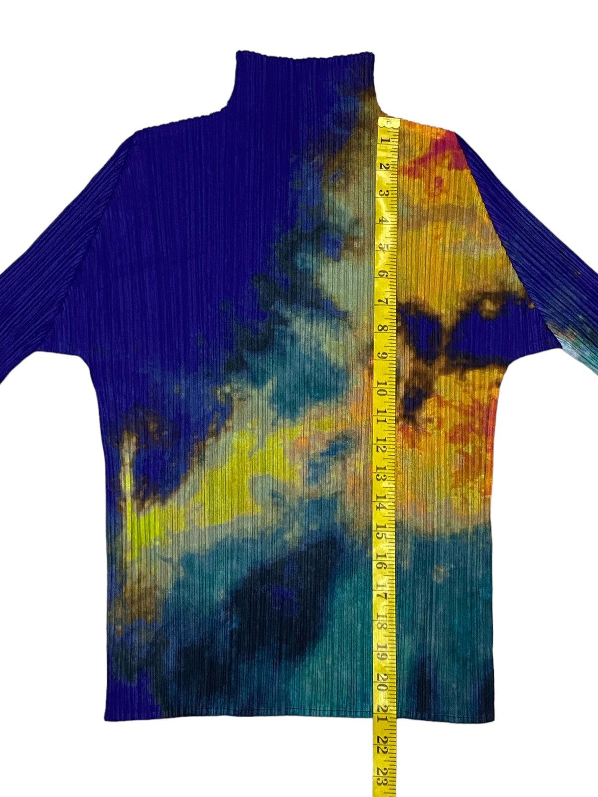 Issey Miyake × Pleats Please Issey Miyake Pleats Please Pleated Tie Dye Gradation Top Size M / US 6-8 / IT 42-44 - 7 Thumbnail