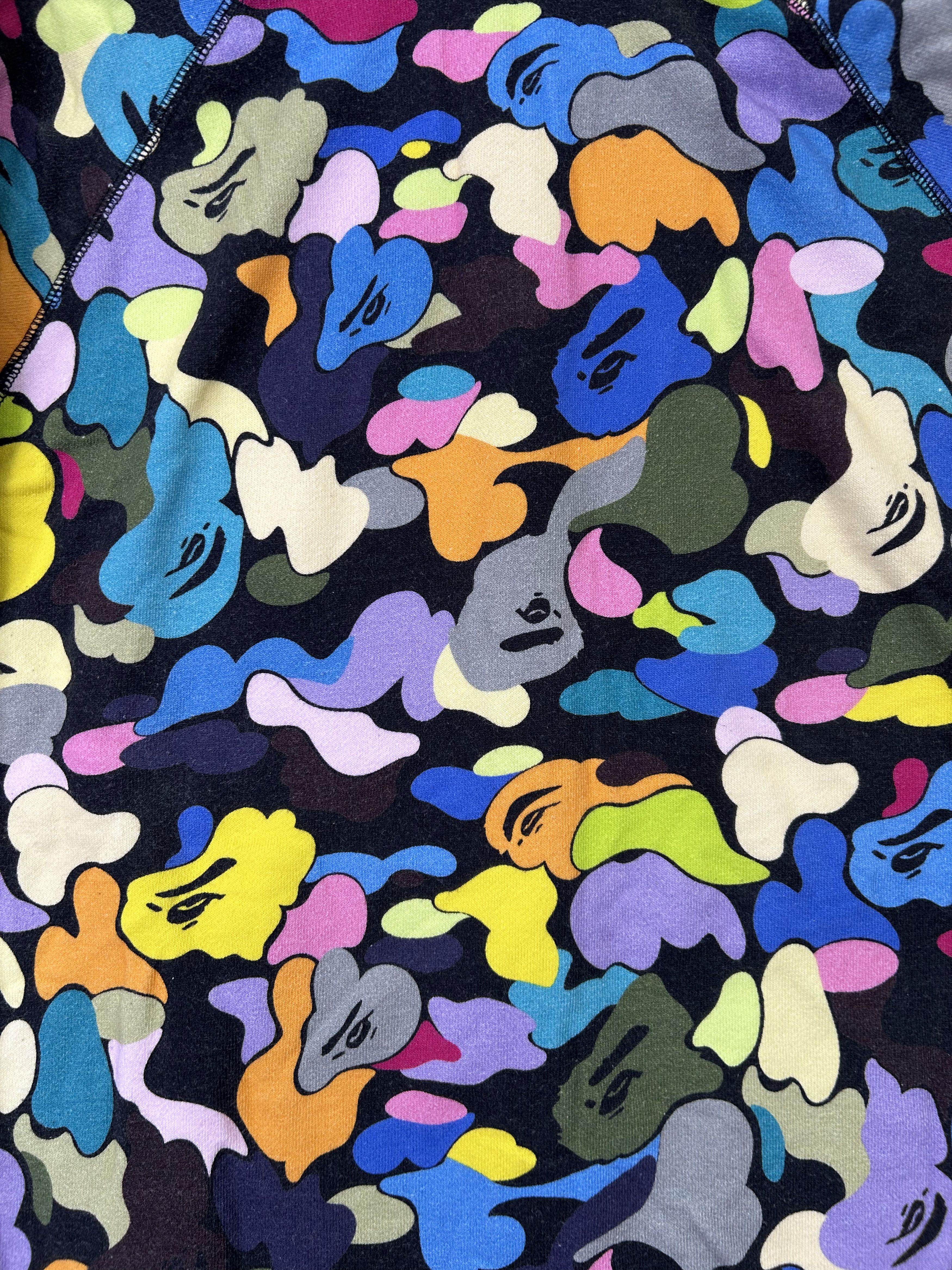Bape Bape Multi Camo PONR Shark Full Zip Hoodie [Size M] Size US M / EU 48-50 / 2 - 10 Thumbnail