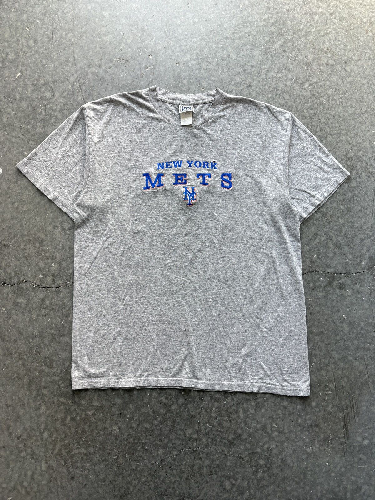 Lee Vintage 90s MLB New York Mets Embroidered Tee Size US XL / EU 56 / 4 - 1 Thumbnail