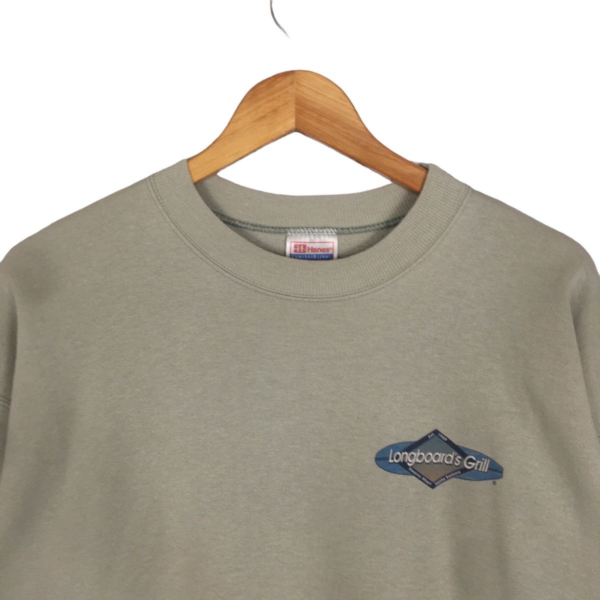 Hanes Vintage Hanes Clothing Company Longboards Grill Sweatshirt Size US L / EU 52-54 / 3 - 4 Thumbnail