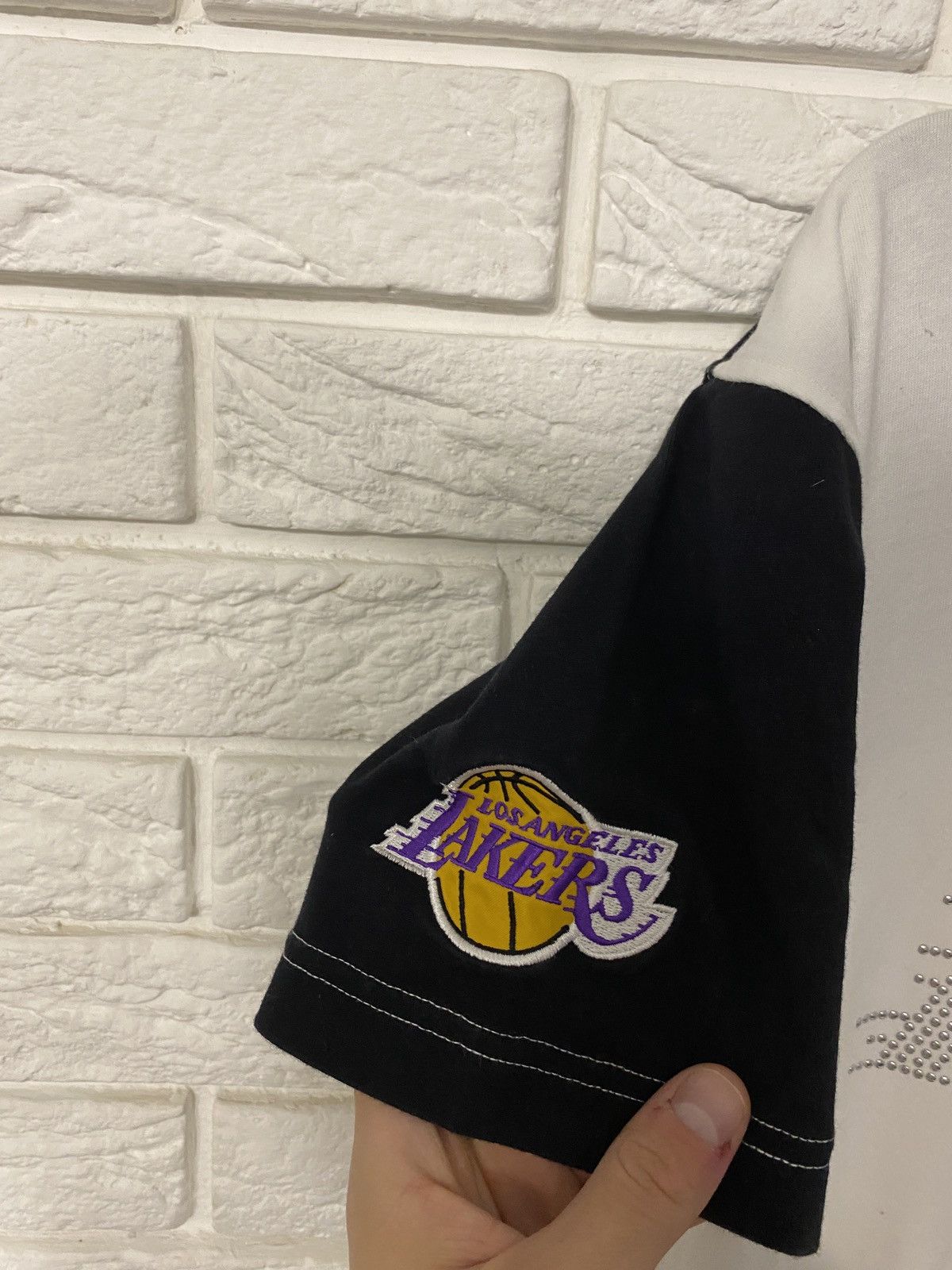 NBA vintage Los Angeles Lakers by UNK NBA Big Logo Polo Shirt Size US M / EU 48-50 / 2 - 6 Thumbnail