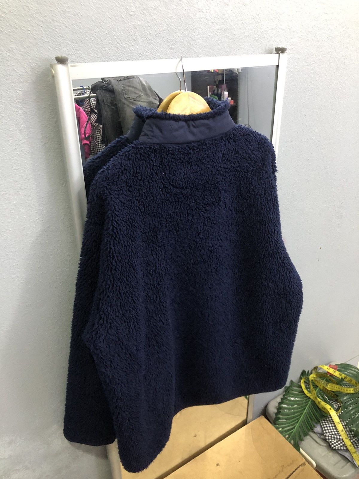 Uniqlo × White Mountaineering Uniqlo x White Mountaineering Navy Fleece Pullover Size US XL / EU 56 / 4 - 12 Thumbnail