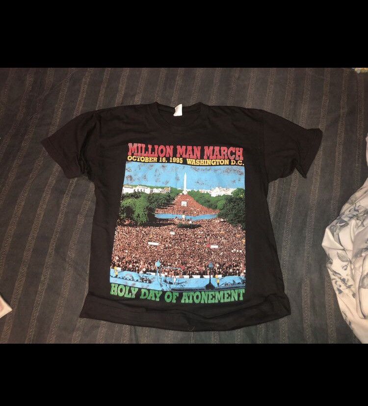 Rap Tees × Vintage Million Man March Size US M / EU 48-50 / 2 - 1 Thumbnail