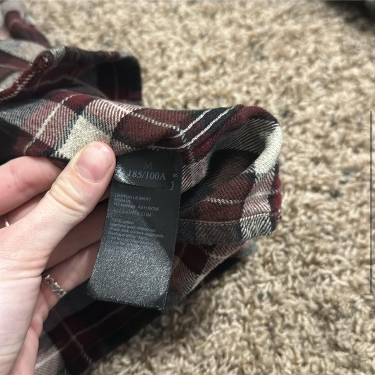 Allsaints All Saints Flannel Size US M / EU 48-50 / 2 - 5 Thumbnail