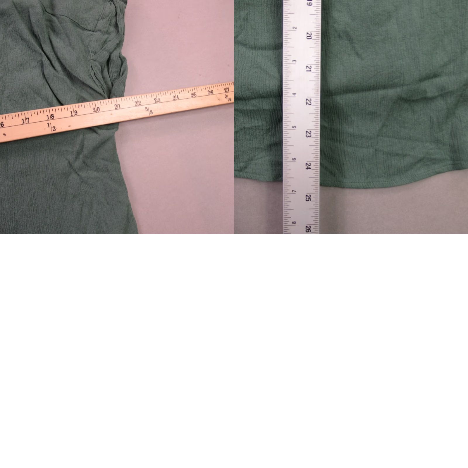 Orvis Orvis Shirt Womens L Short Sleeve Pockets Button Front Casual Green Size L / US 10 / IT 46 - 8 Thumbnail