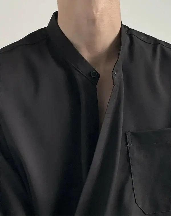 Japanese Brand Mitsuoka x Yoko Cleanfit retro fashion wrap shirt Size US M / EU 48-50 / 2 - 6 Thumbnail