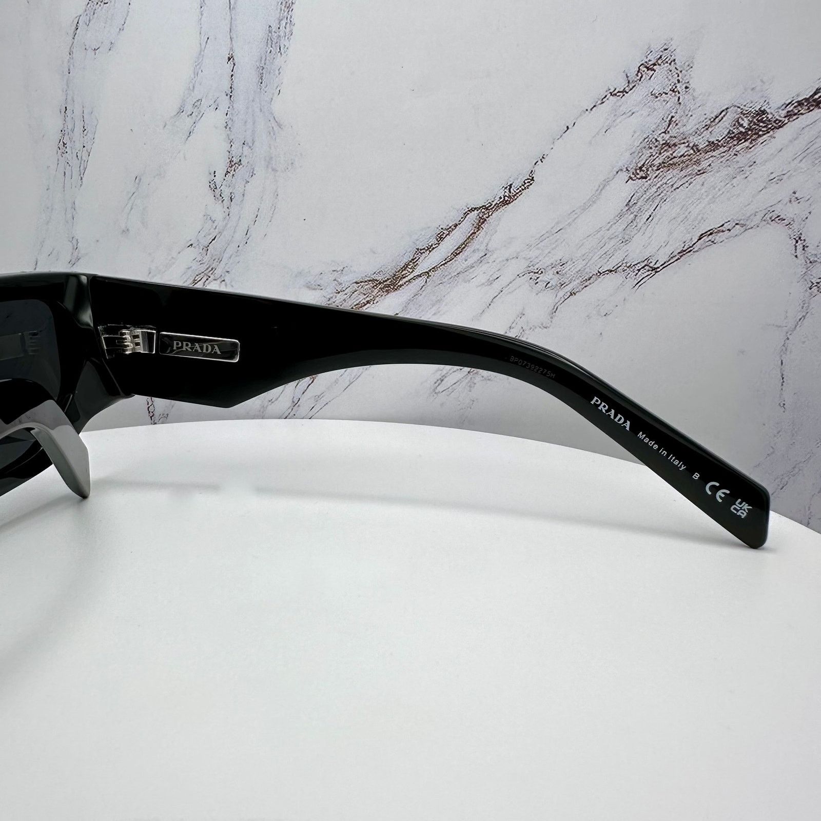 Prada NEW PRADA Sunglasses Black Square Size ONE SIZE - 7 Thumbnail