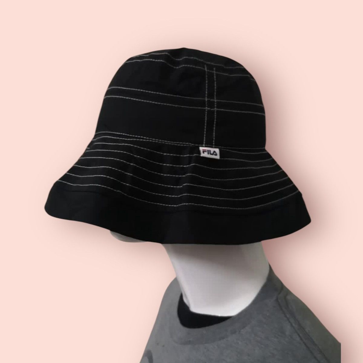 Edition Japan × Fila × Vintage VINTAGE FILA WIDE BRIM BUCKET HAT JAPAN Size ONE SIZE - 2 Thumbnail