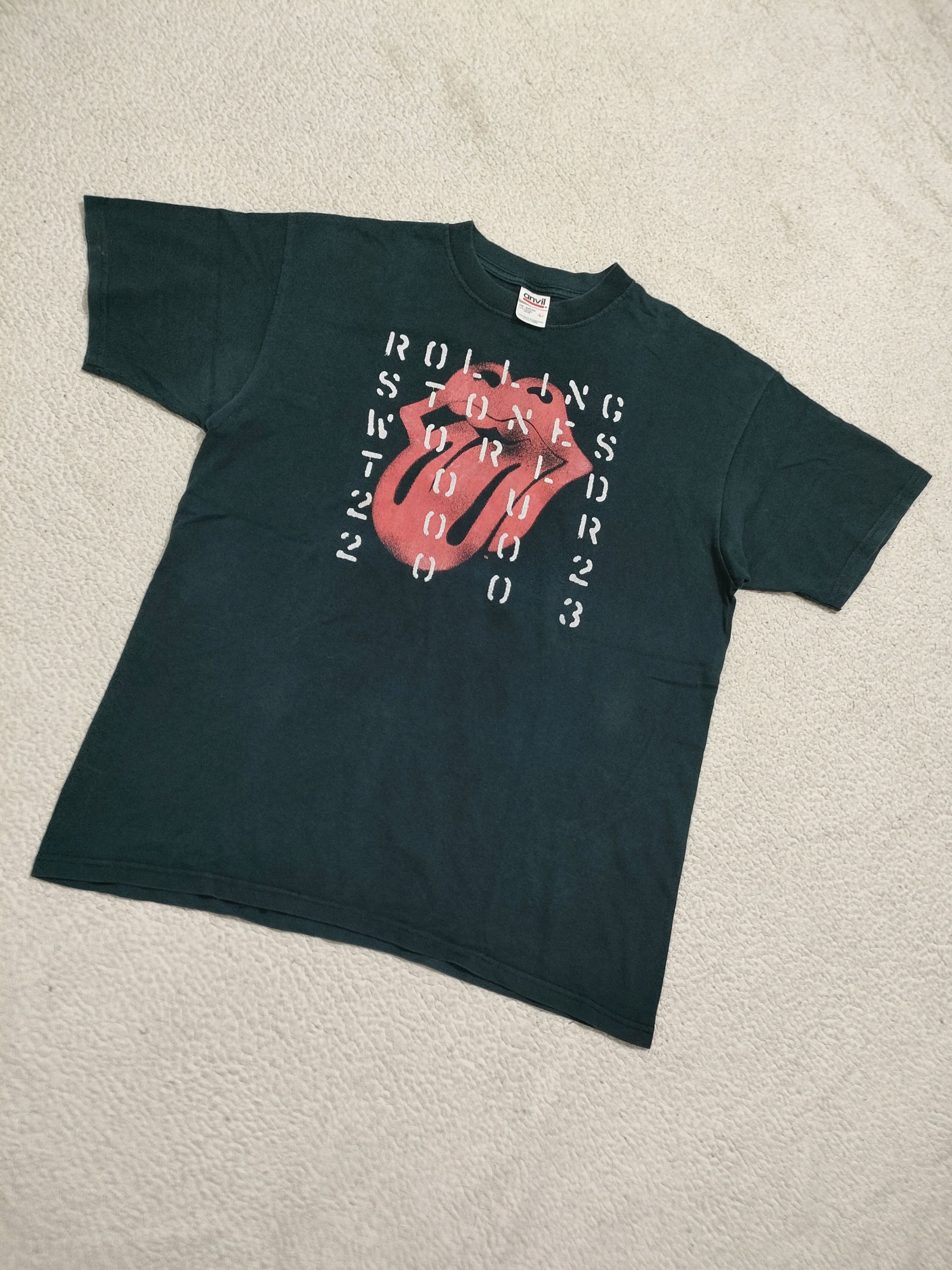 Band Tees × The Rolling Stones × Vintage Vintage 00s ROLLING STONES World Tour 2002-2003 T-Shirt Size US L / EU 52-54 / 3 - 7 Thumbnail