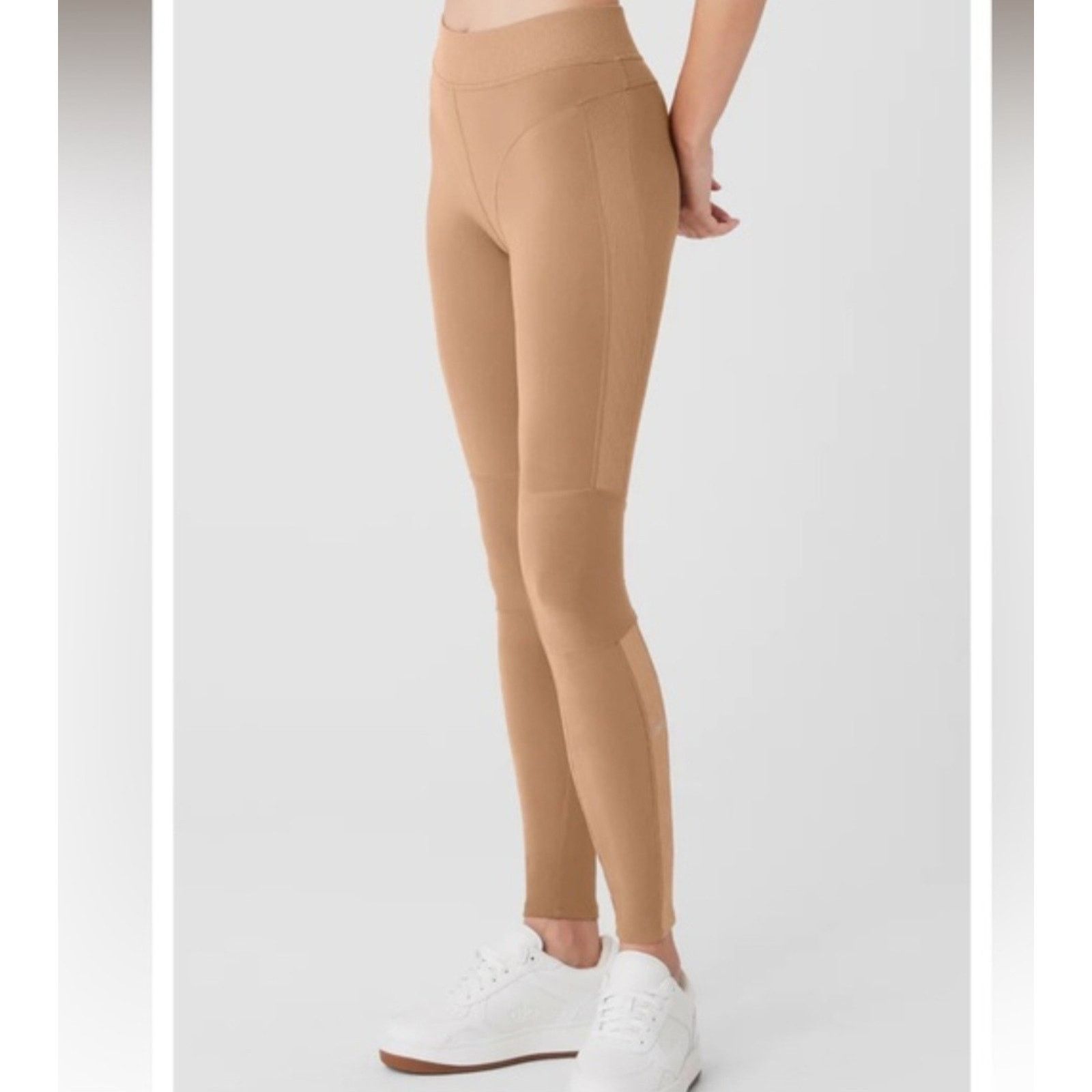 Alo Alo Yoga Leggings High-Waist Airlift Sheeny Toasted Almond Size 25" / US 0 / IT 36 - 2 Thumbnail