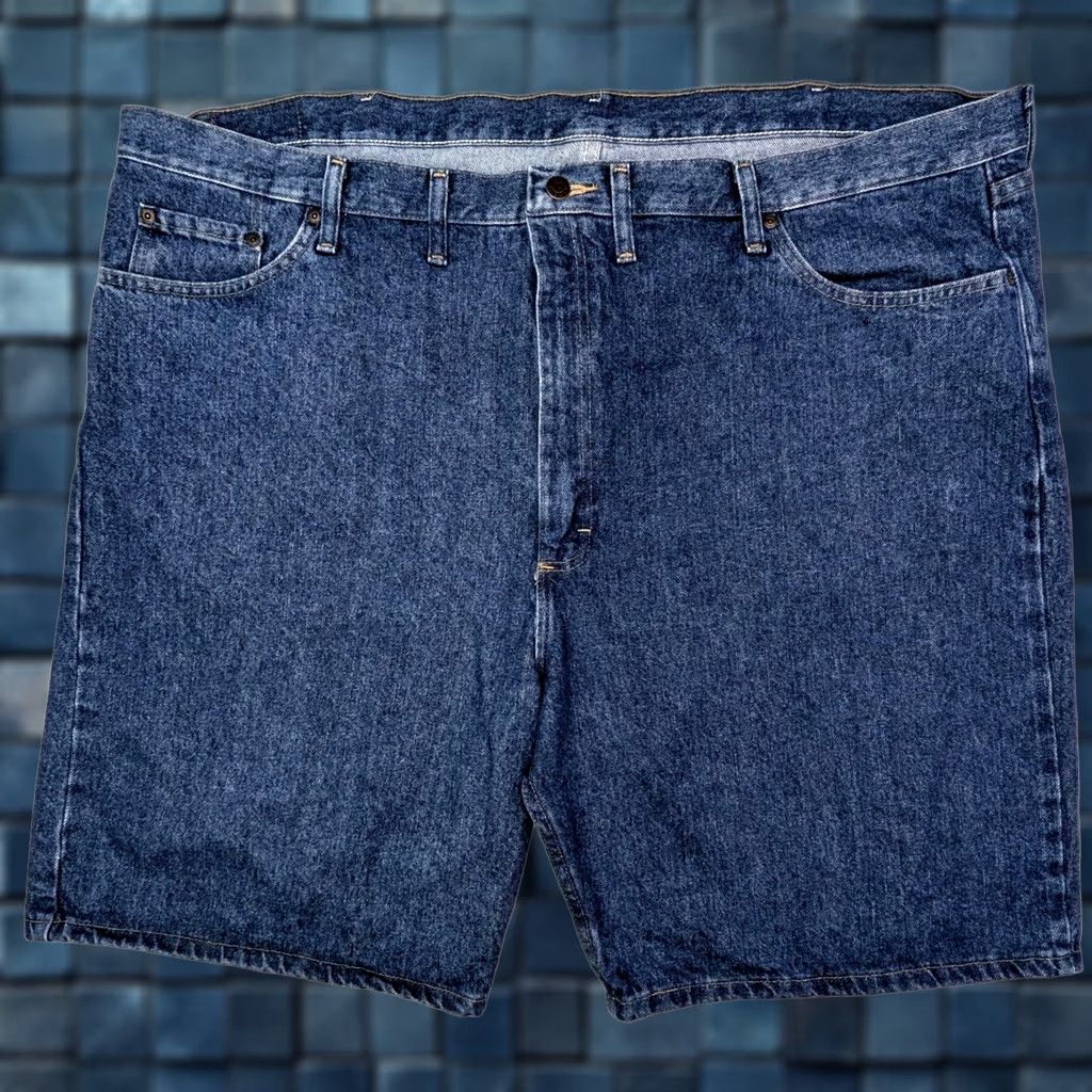 Wrangler Wrangler Jeans Men Relaxed Den9im Blue 49" Waist 5-Pocket Zip Front Relaxed Fit VTG Denim Blue Jeans TruE 49 x 9 In Size US 32 / EU 48 - 1 Thumbnail
