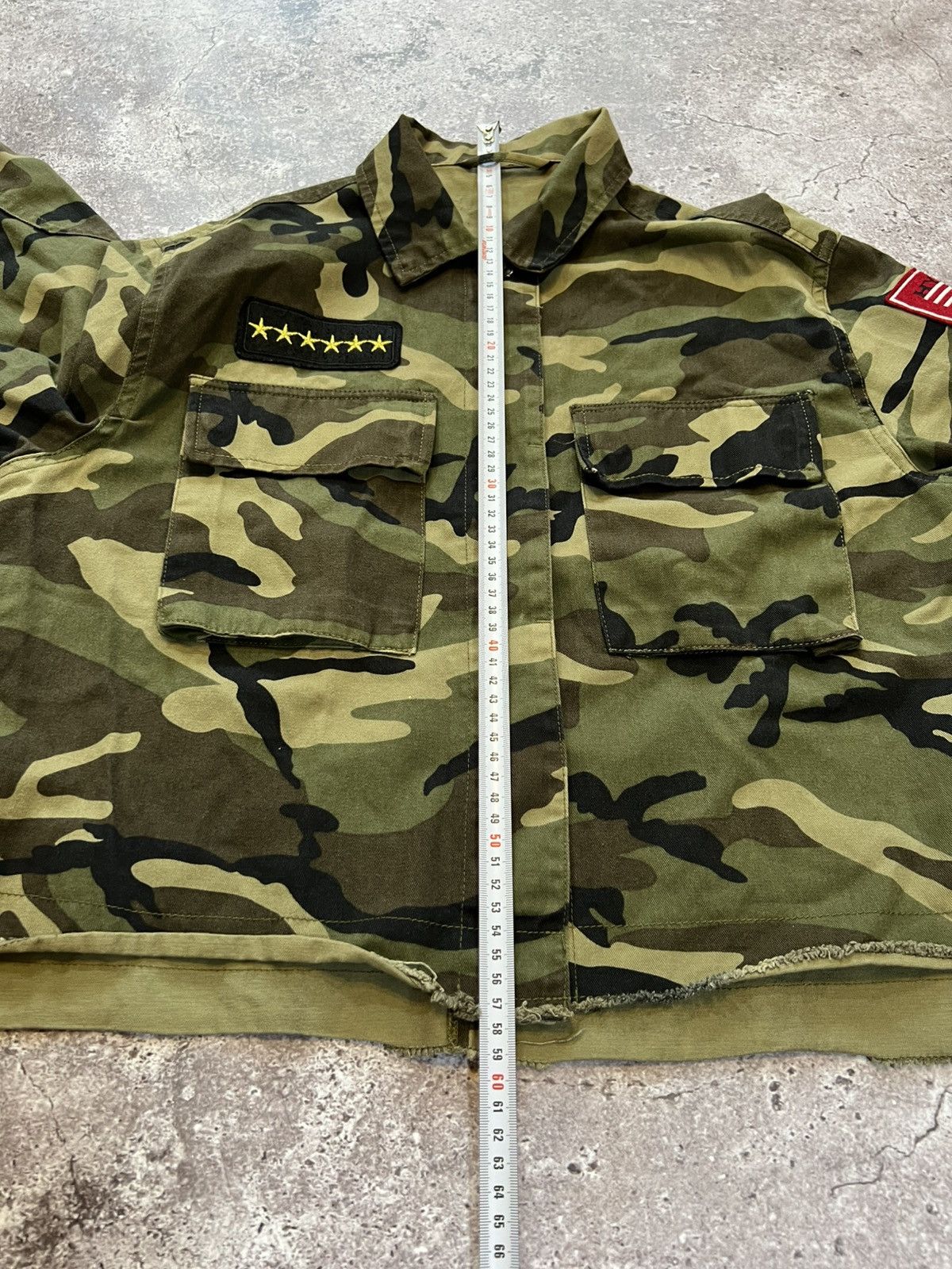 Hysteric Glamour VTG Hysteric Glamour Style Camo Cropped Jacket YK2 Size US S / EU 44-46 / 1 - 9 Thumbnail