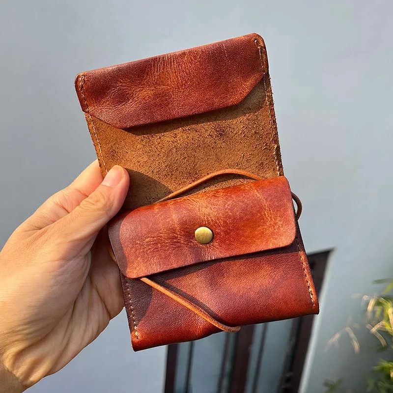 Japanese Brand × Leather × Vintage Retro Guinea Leather Wallet Size ONE SIZE - 2 Thumbnail