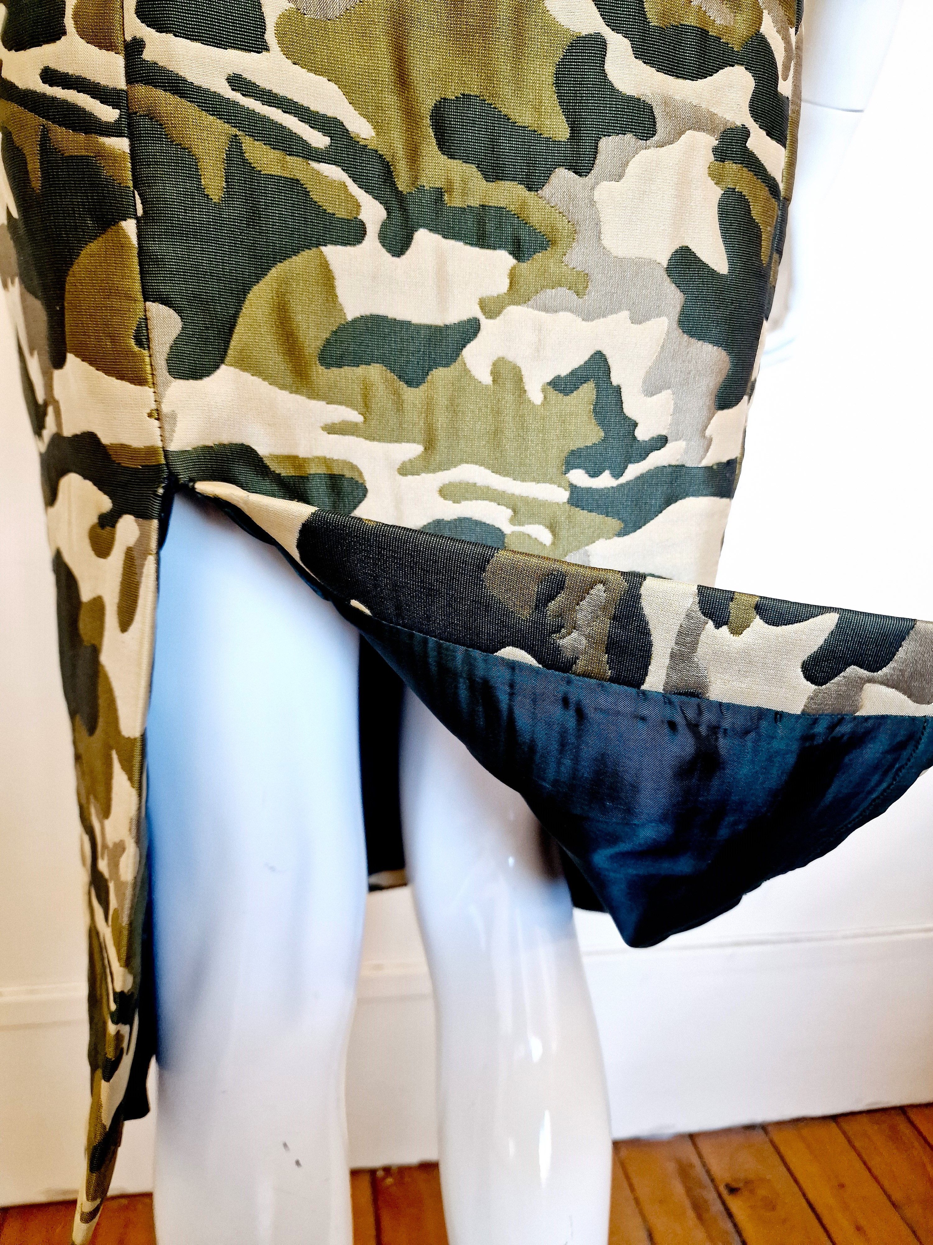 Alexander McQueen S/S 1998 Camo Camouflage Dress Suit