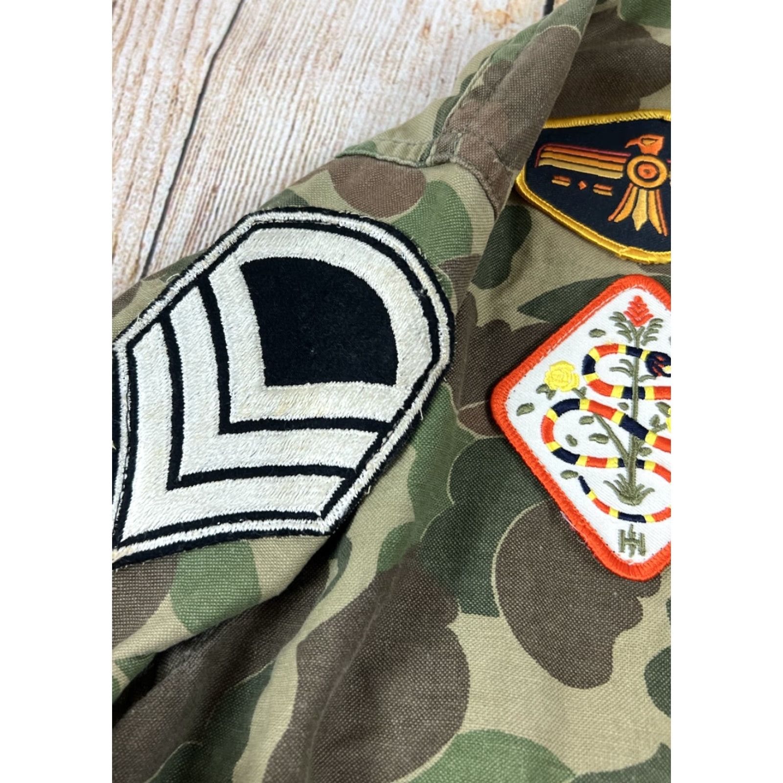 Vintage VINTAGE Active Sportswear Jacket Camouflage Button Hunting Military XL Men Size US XL / EU 56 / 4 - 5 Thumbnail