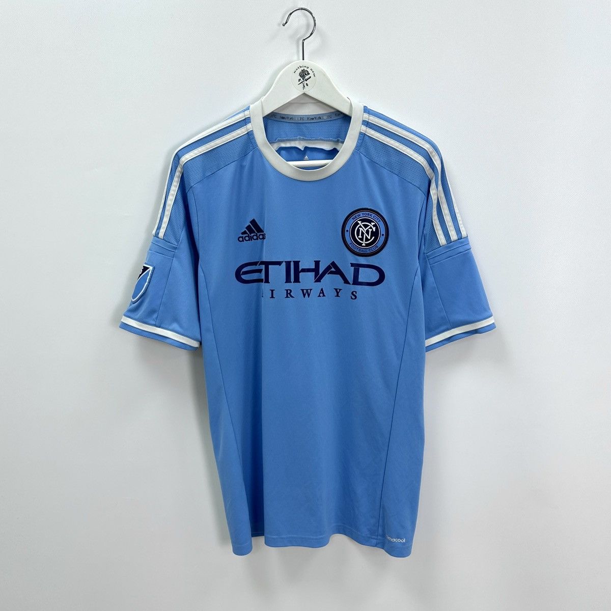 Other Vintage 00s New York City Adidas Home Jersey 2010 MLS hype Size US L / EU 52-54 / 3 - 1 Thumbnail