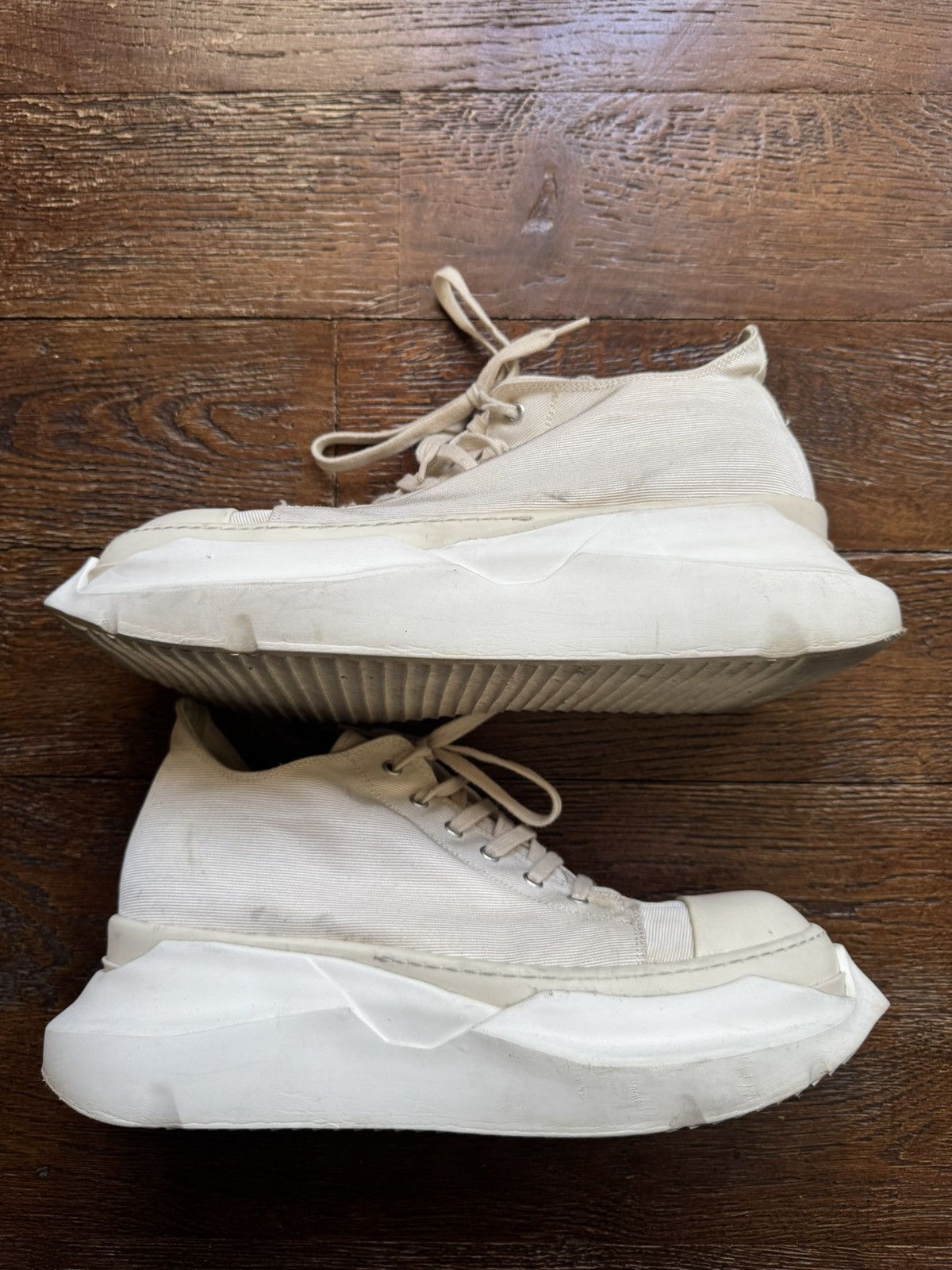 Rick Owens Drkshdw Rick Owens Abstract Ramones (sz 45) Size US 12 / EU 45 - 3 Thumbnail