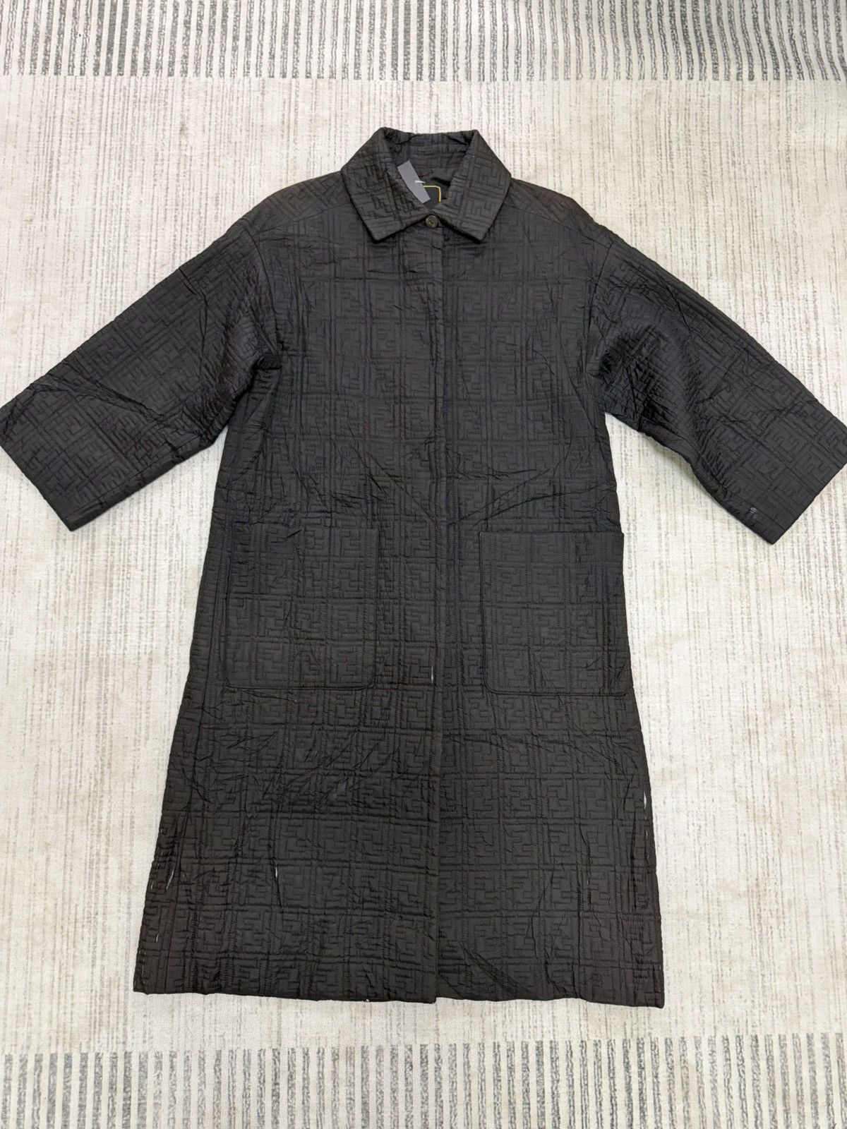 Fendi Vintage 80s fendi zucca long jacket Size US M / EU 48-50 / 2 - 3 Thumbnail