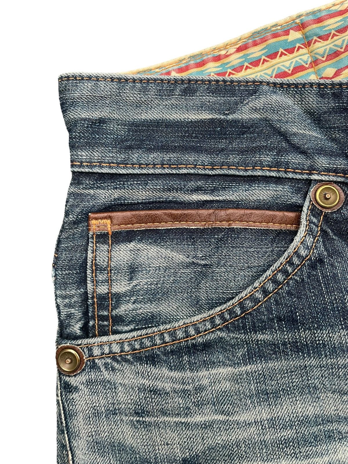 Edwin Vintage Edwin 444XVS Distresed Jeans Size US 33 - 6 Thumbnail