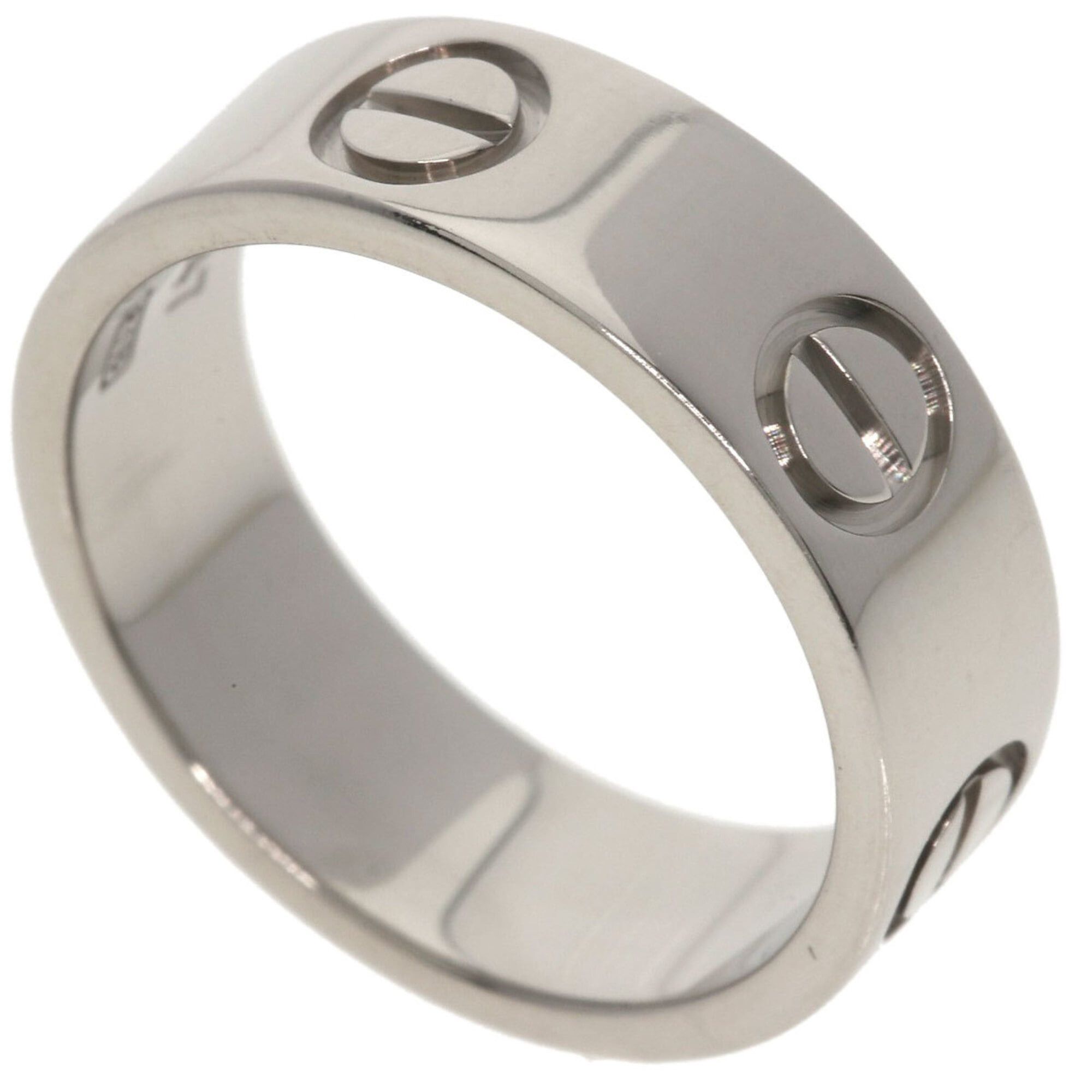 Cartier Cartier Love Ring #47, 18K White Gold, Women's Ring, CARTIER Size ONE SIZE - 1 Thumbnail