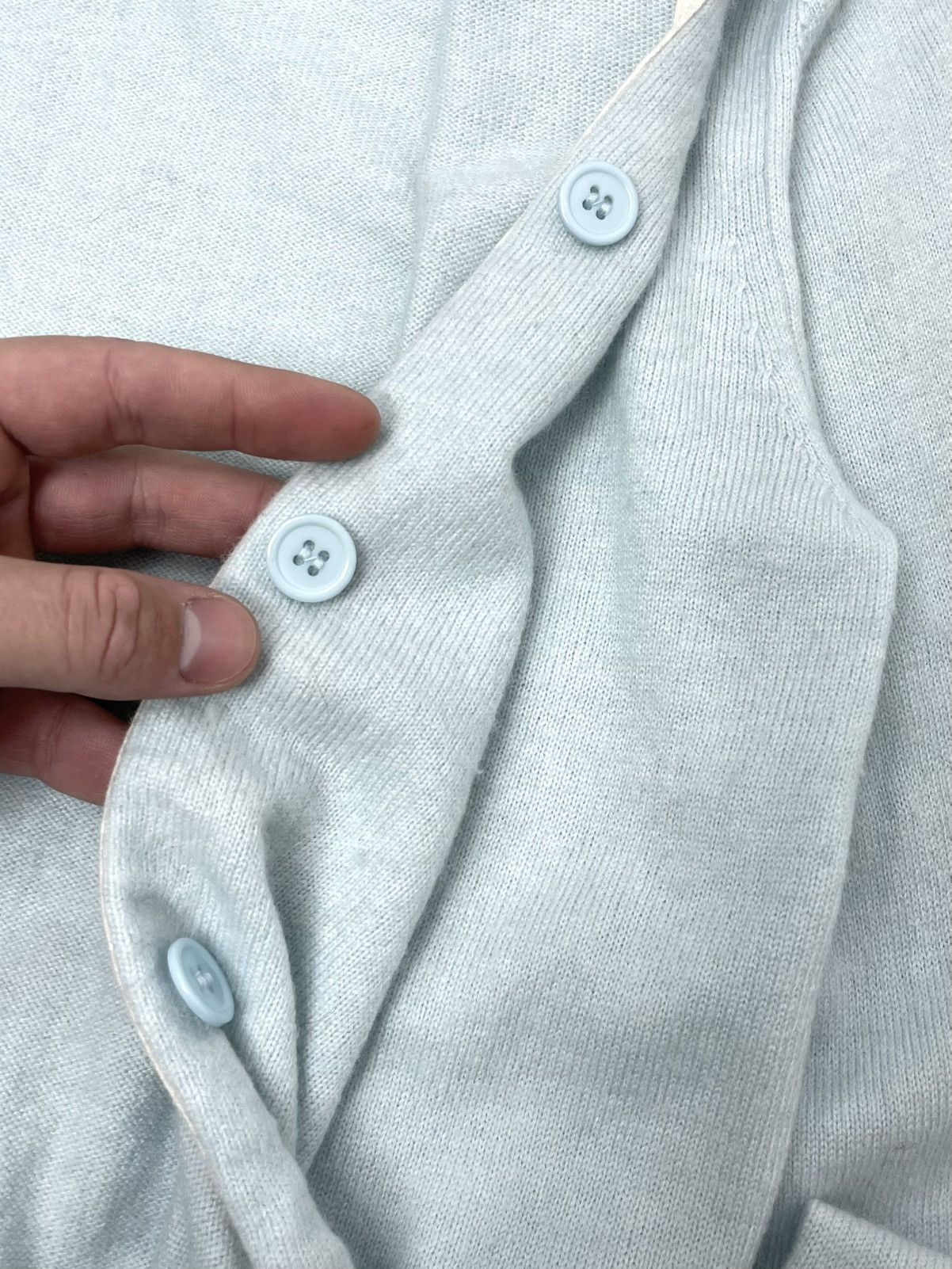 Acne Studios ACNE STUDIOS Face Logo Wool Knit Cardigan – Size S Size S / US 4 / IT 40 - 9 Thumbnail