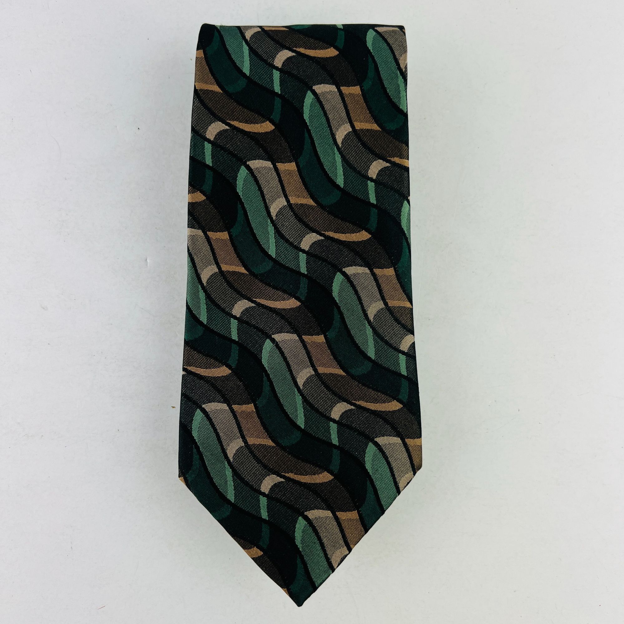 Arrow ARROW Army Camo Camoflage Design Necktie Tie 100% Silk Size ONE SIZE - 2 Thumbnail