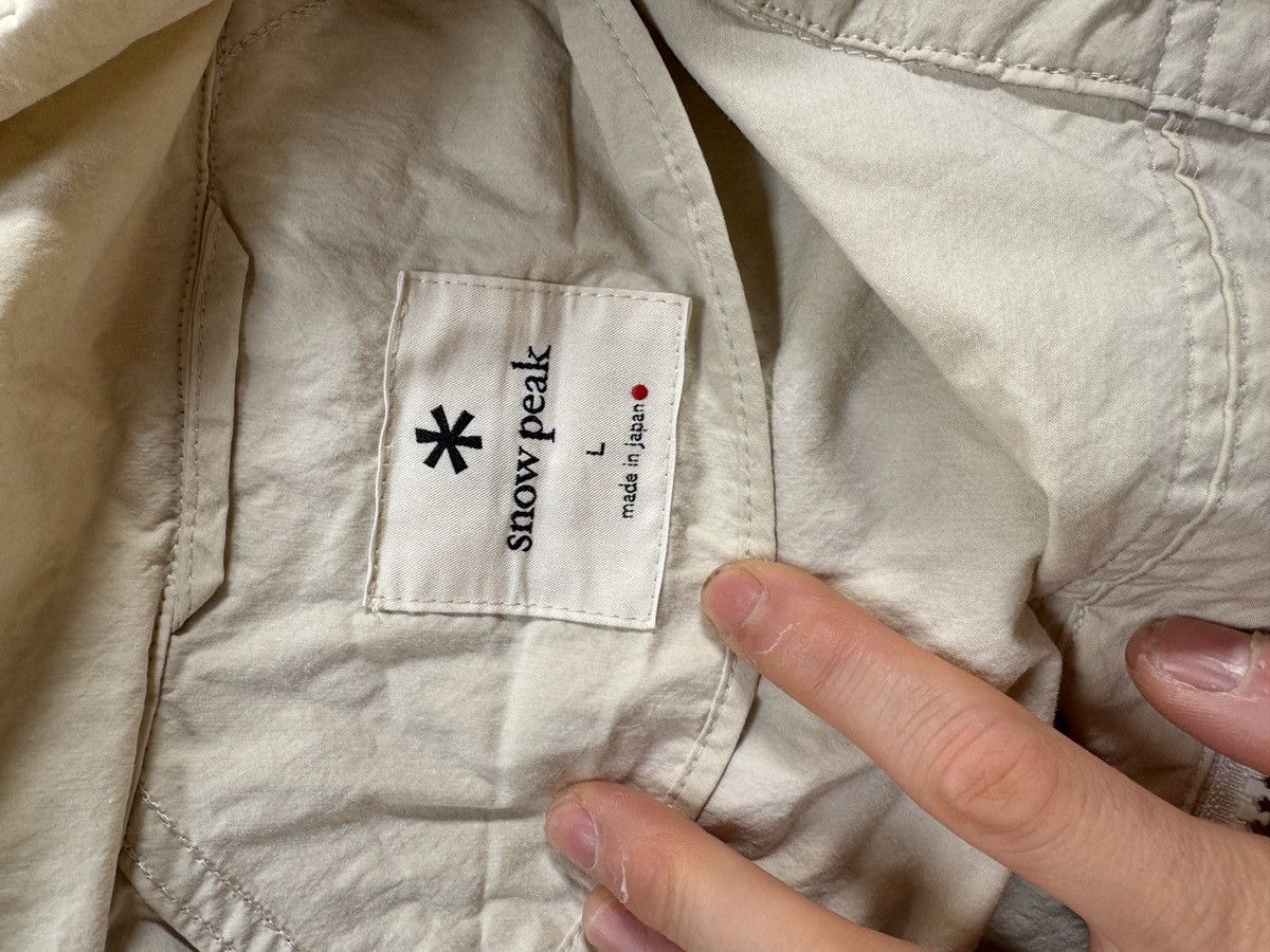 Snow Peak Snow Peak Indigo C/N Pullover Parka Anorak Size US L / EU 52-54 / 3 - 3 Thumbnail