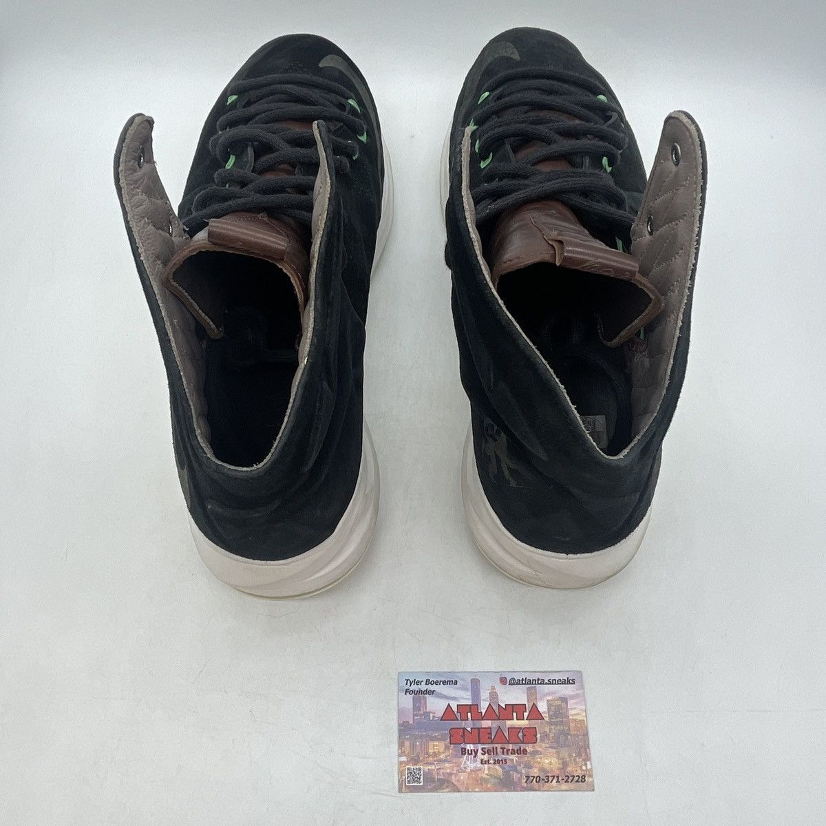 Nike Lebron 10 black suede Size US 13 / EU 46 - 6 Thumbnail