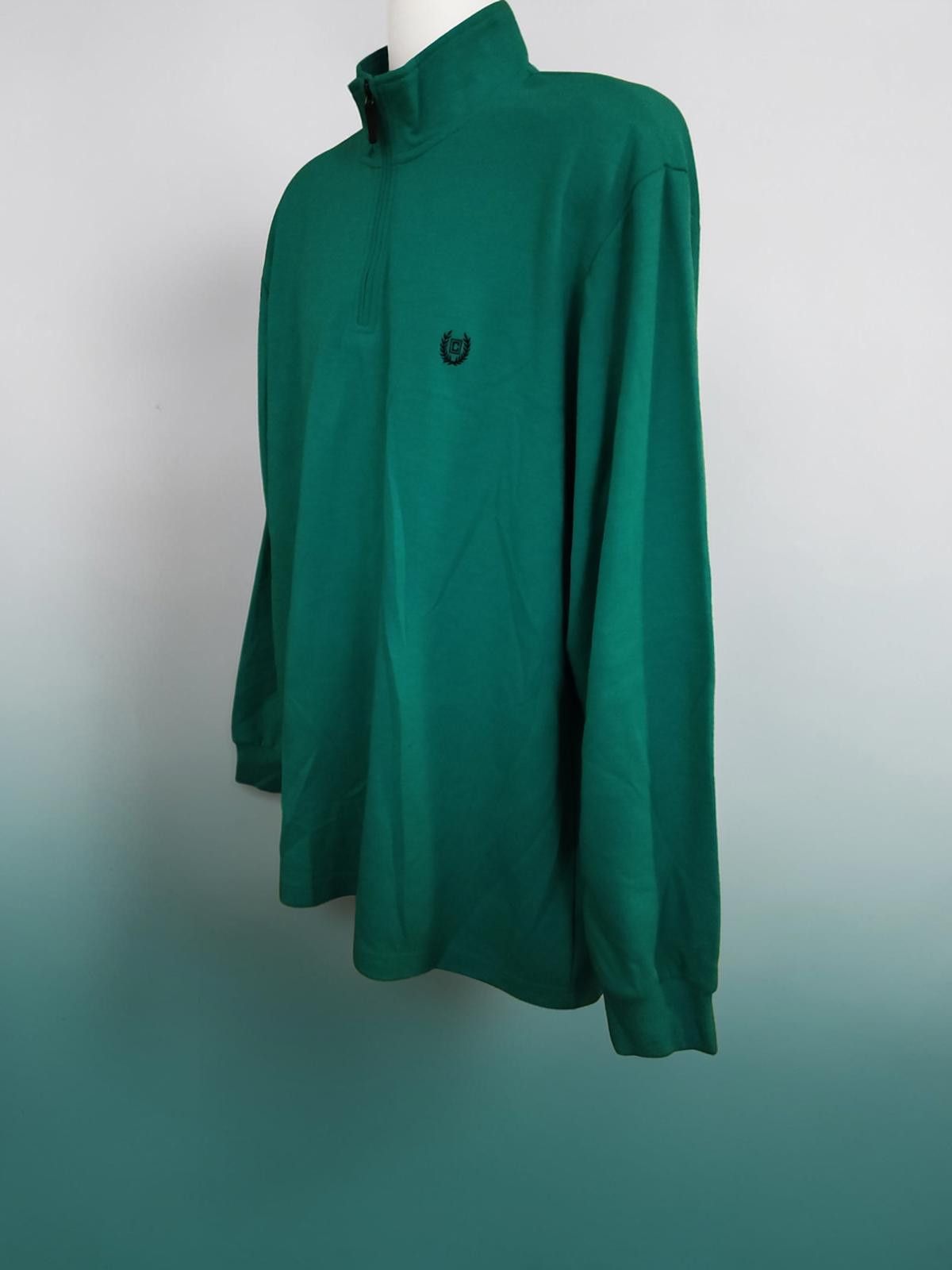 Chaps CHAPS XXL Reef Green Knit Zipmock Pullover Sweater Size US XXL / EU 58 / 5 - 3 Thumbnail