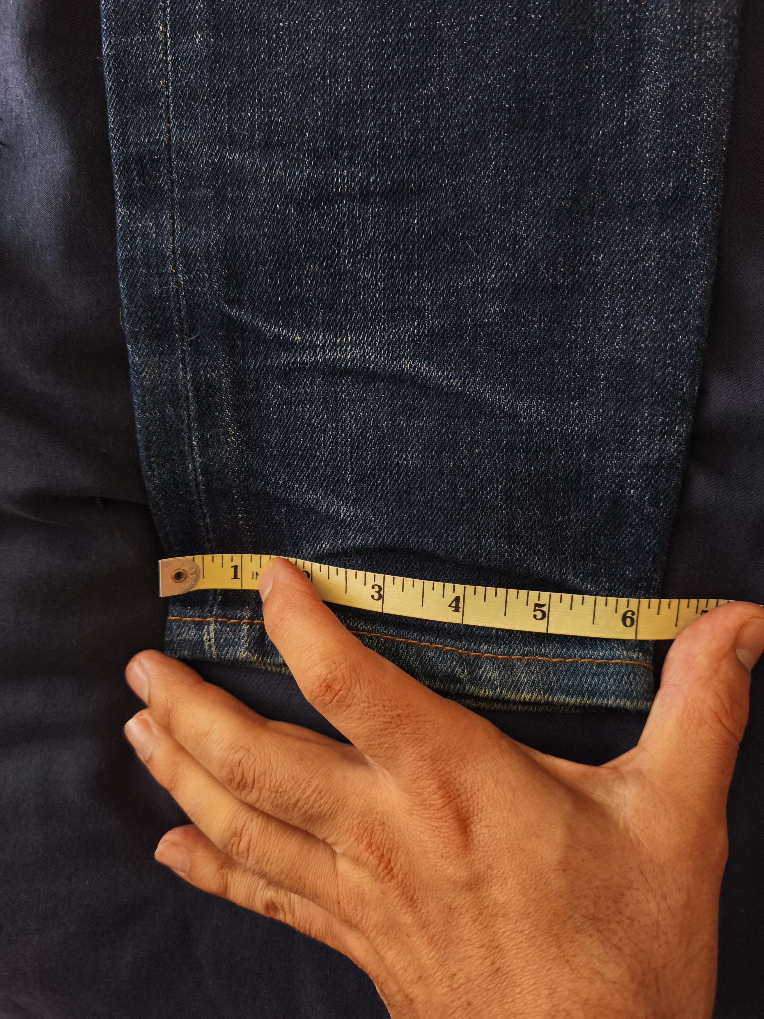 Naked & Famous Butler Naked & Famous Slim Dry Demin Fades Jean Selvedge Size US 33 - 11 Thumbnail