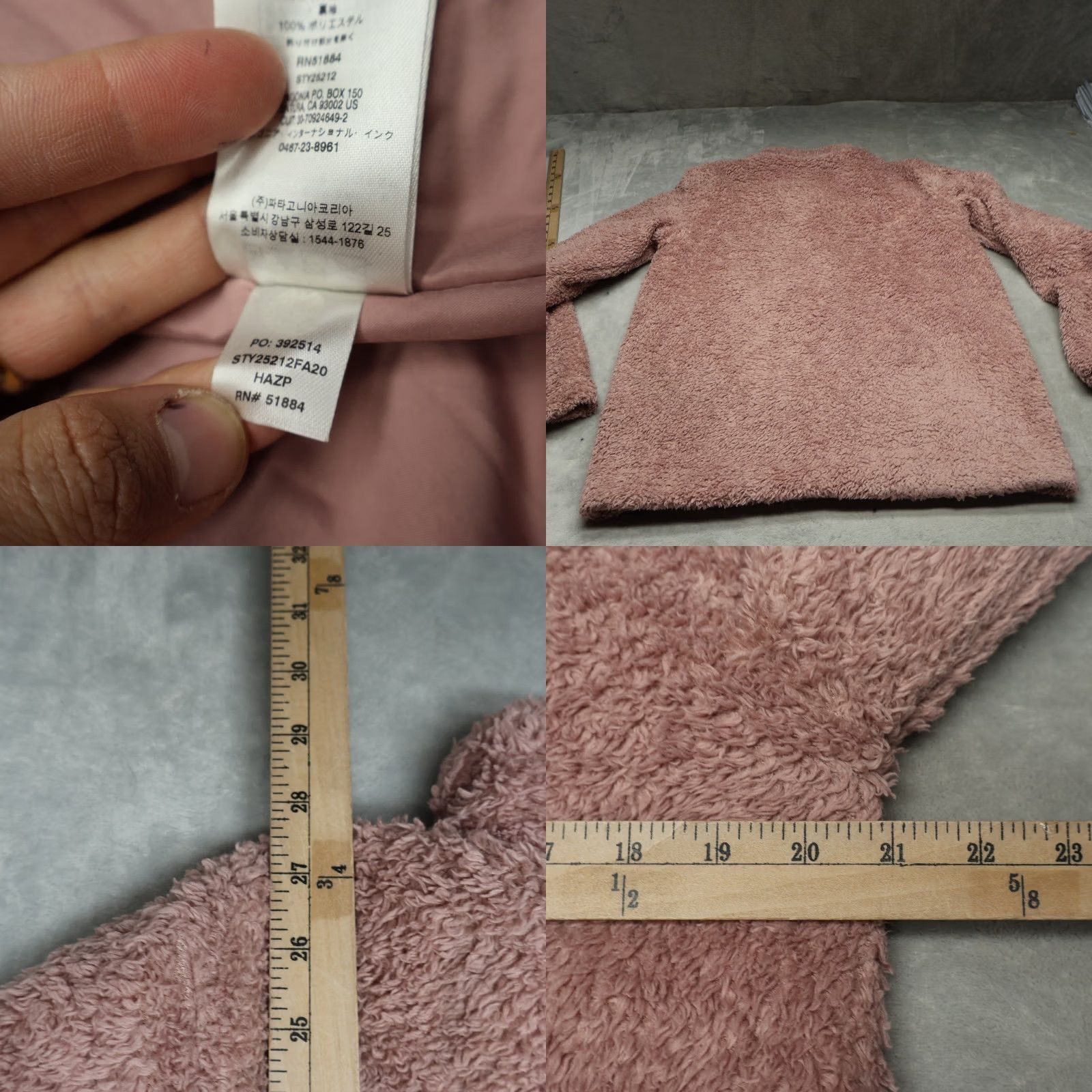 Patagonia Patagonia Los Gatos Jacket Women Large Pink Fuzzy Fleece Full Zip Outdoor Hiking Size L / US 10 / IT 46 - 8 Thumbnail