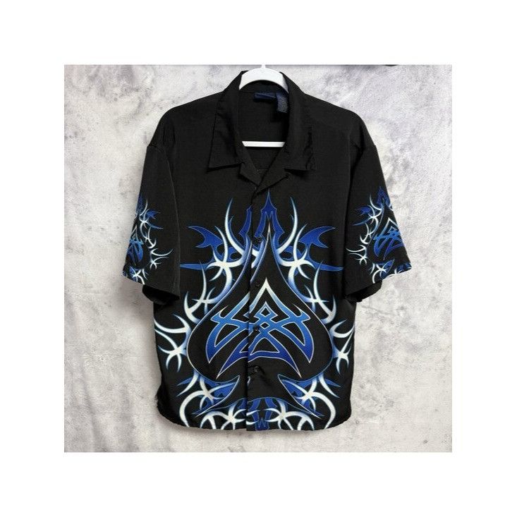 Vintage Vintage No Boundaries Tribal Shirt Mens M Black Button Up Size US M / EU 48-50 / 2 - 1 Thumbnail