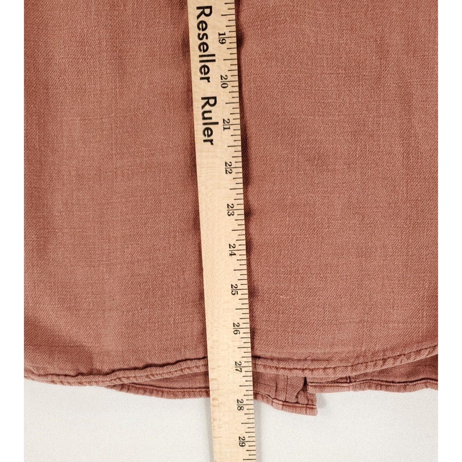 Marine Layer Marine Layer Shirt Button-Up Lightweight Cotton Red Clay Mens M Size US M / EU 48-50 / 2 - 5 Thumbnail